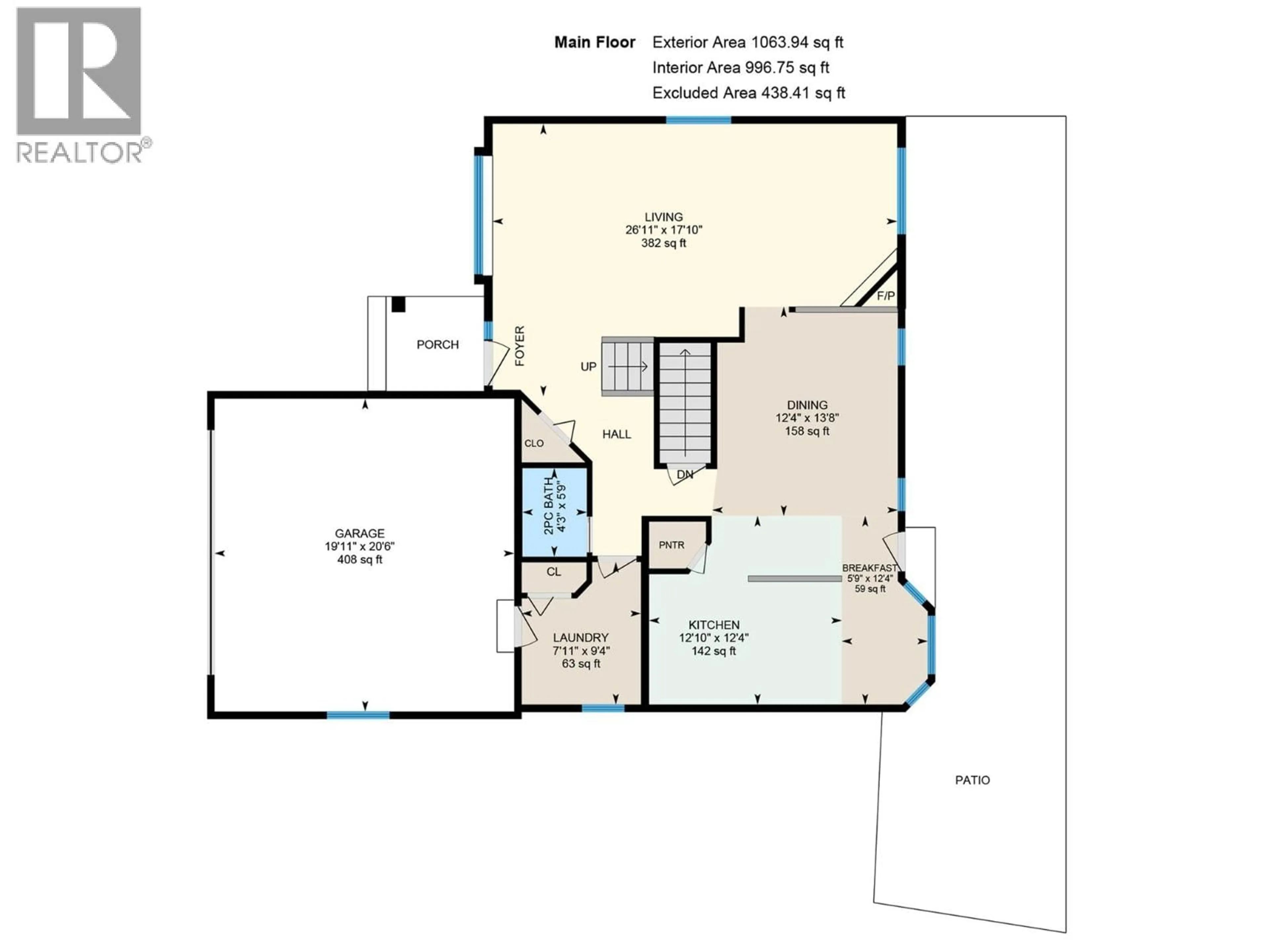 Floor plan for 705 STOLTZ COURT, Kelowna British Columbia V1X7X7