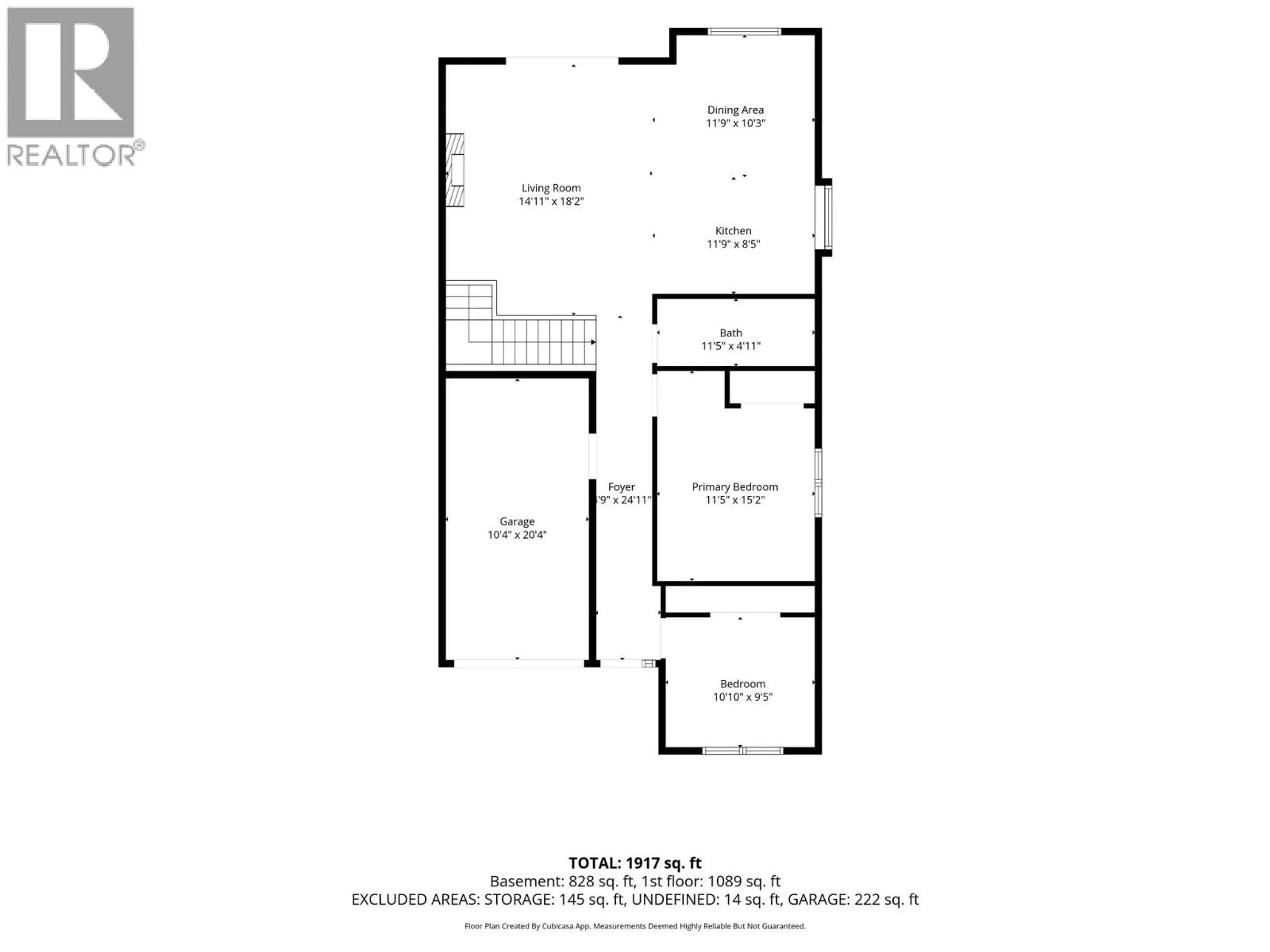 Floor plan for 1 - 220 SHEPHERD ROAD, Chase British Columbia V0E1M0