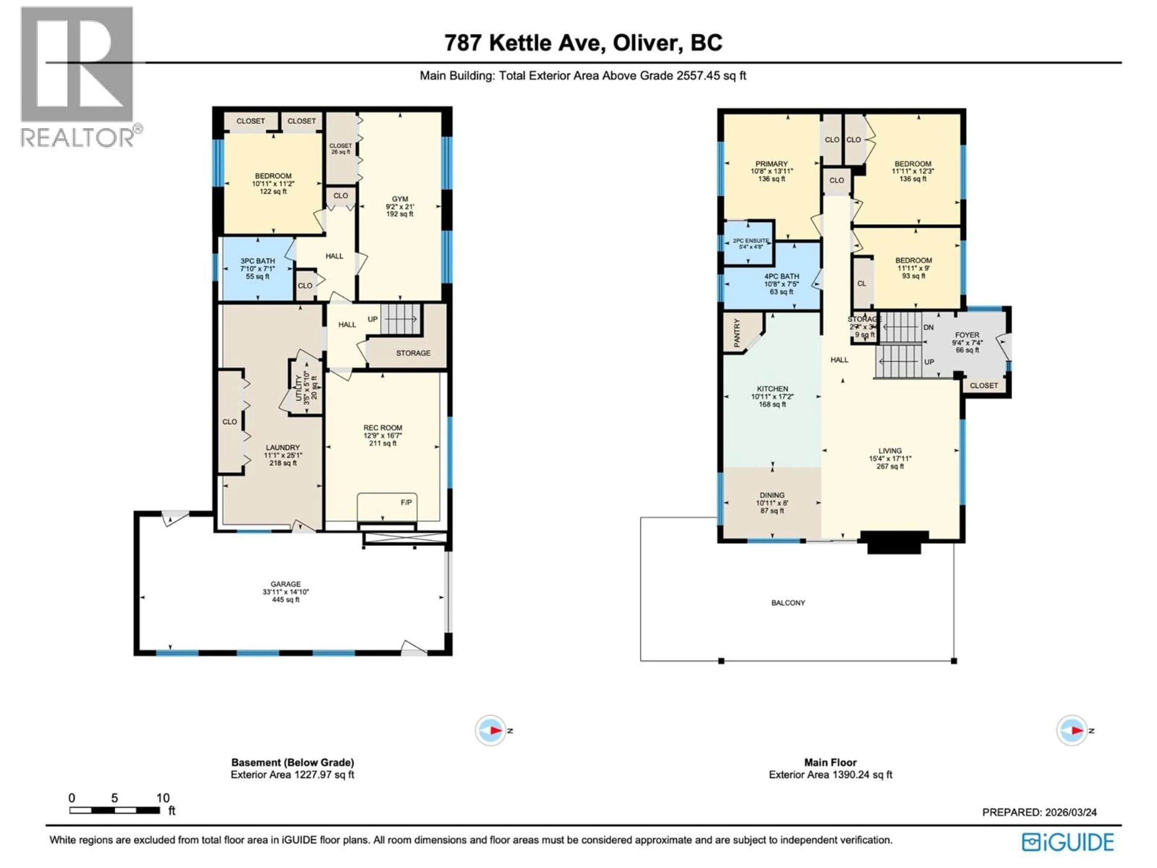 Floor plan for 787 KETTLE AVENUE, Oliver British Columbia V0H1T0