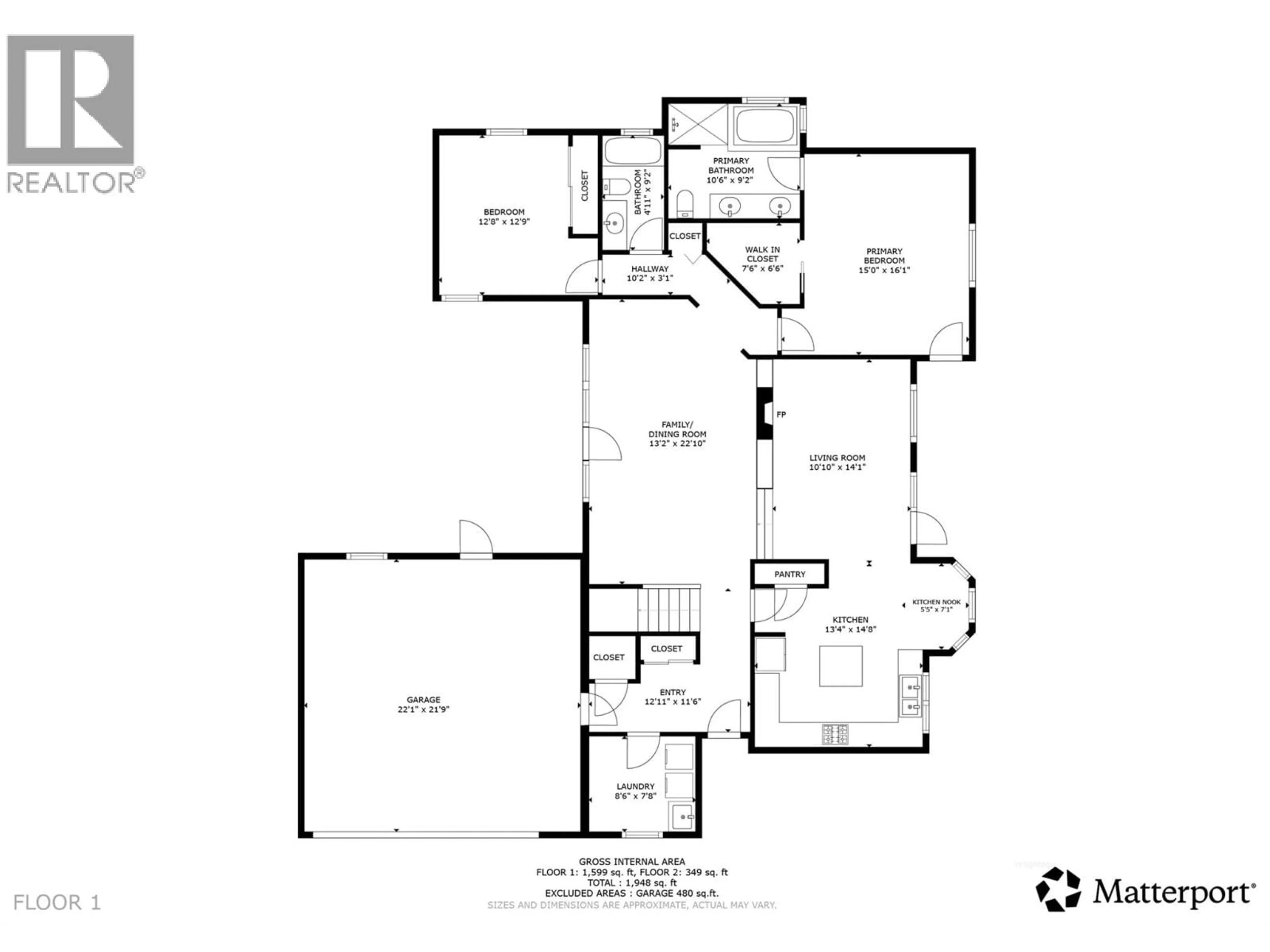 Floor plan for 16585 TOBY ROAD, Lake Country British Columbia V4V1C3