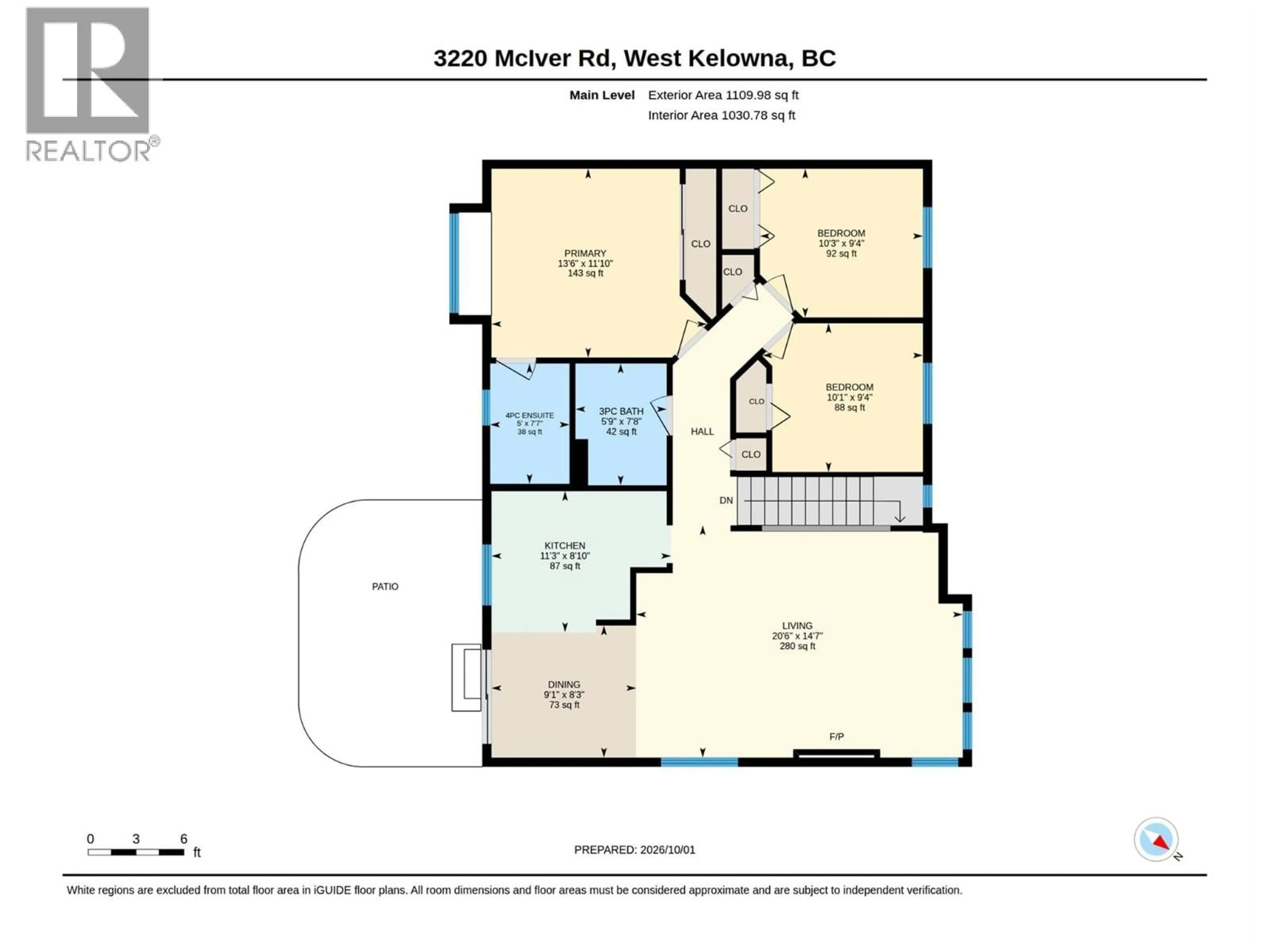 Floor plan for 3220 MCIVER ROAD, West Kelowna British Columbia V4T1G1