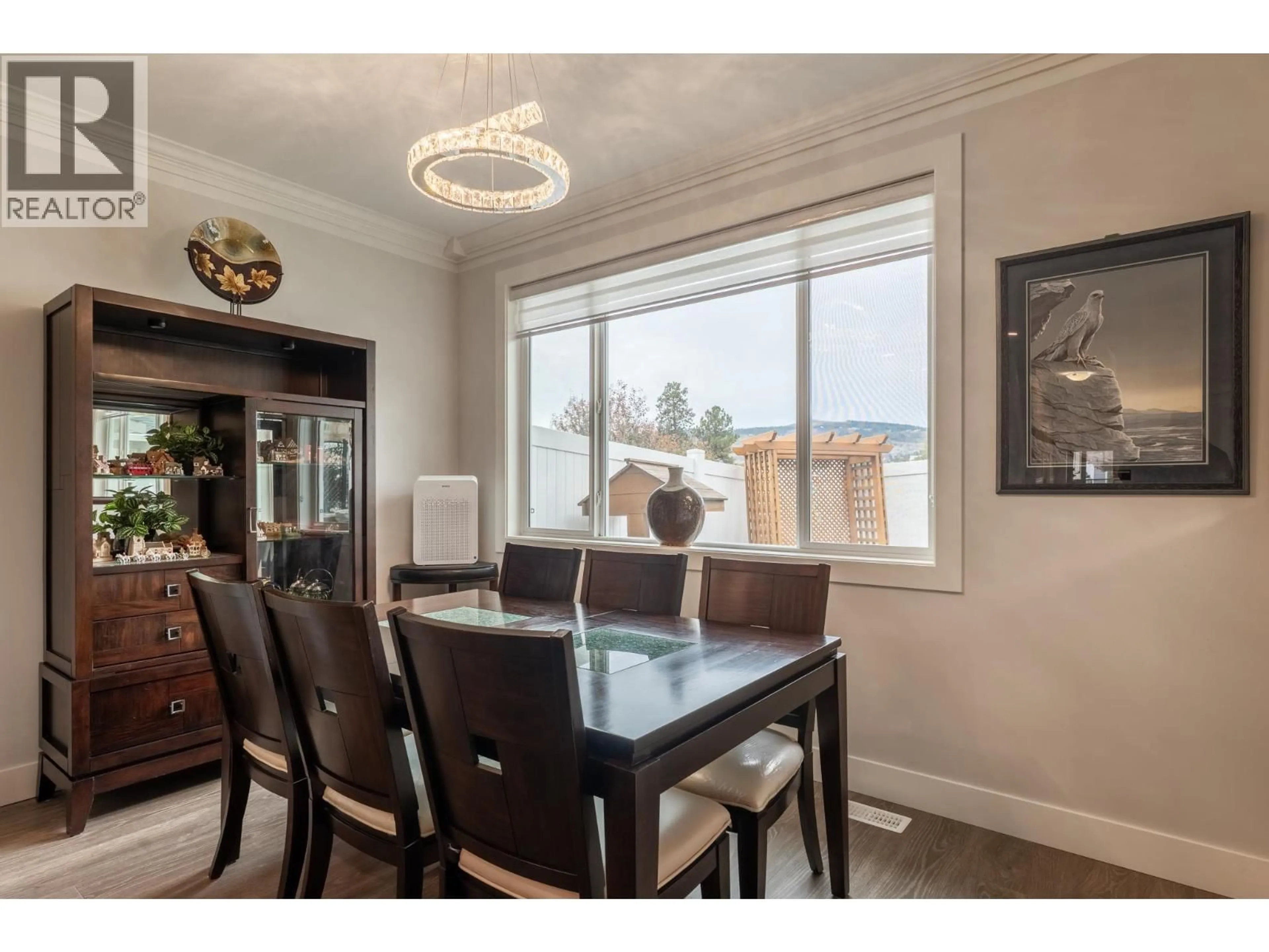 Dining room, wood/laminate floor for 3369 HAWKS CRESCENT, Westbank British Columbia V4T0A7