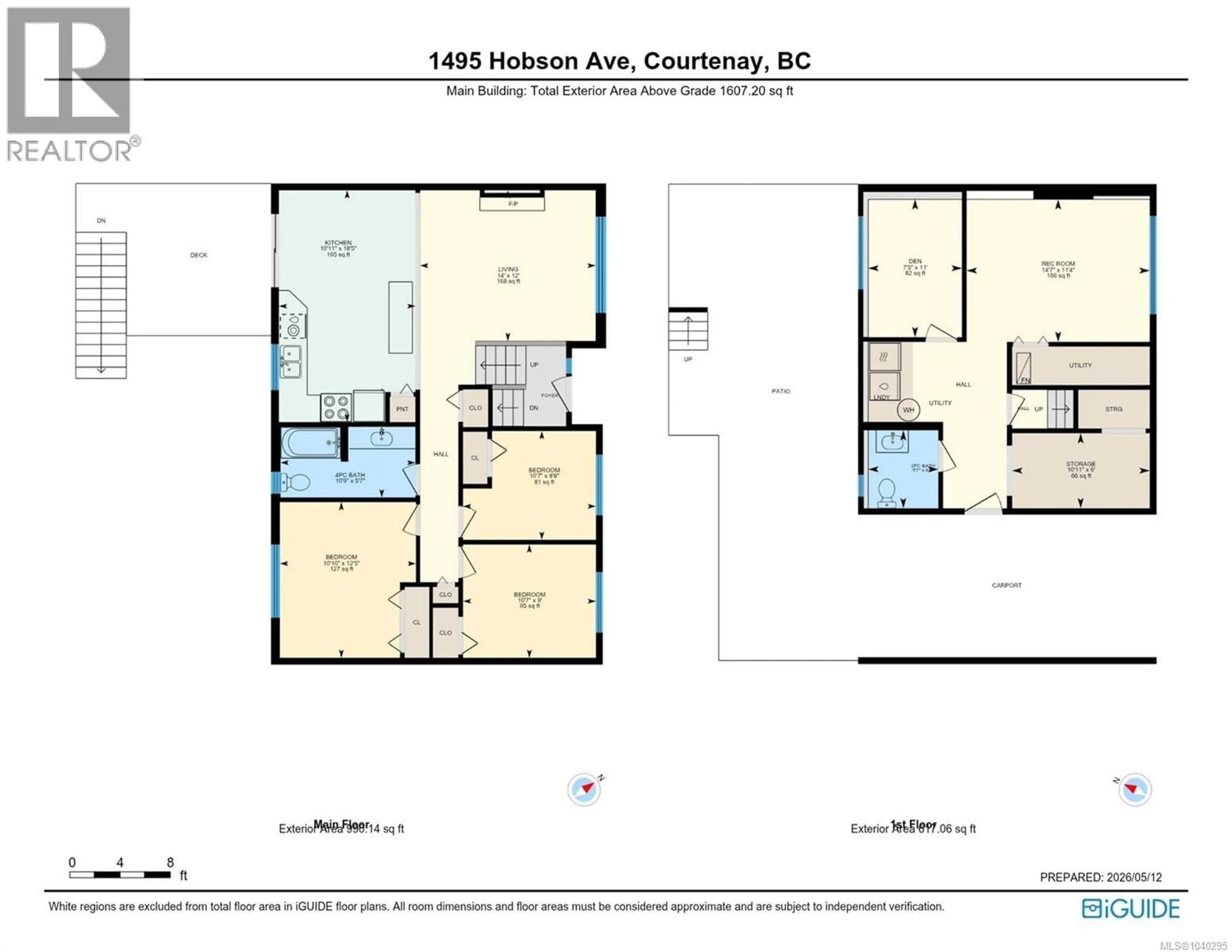 Floor plan for 1495 HOBSON AVENUE, Courtenay British Columbia V9N6P2