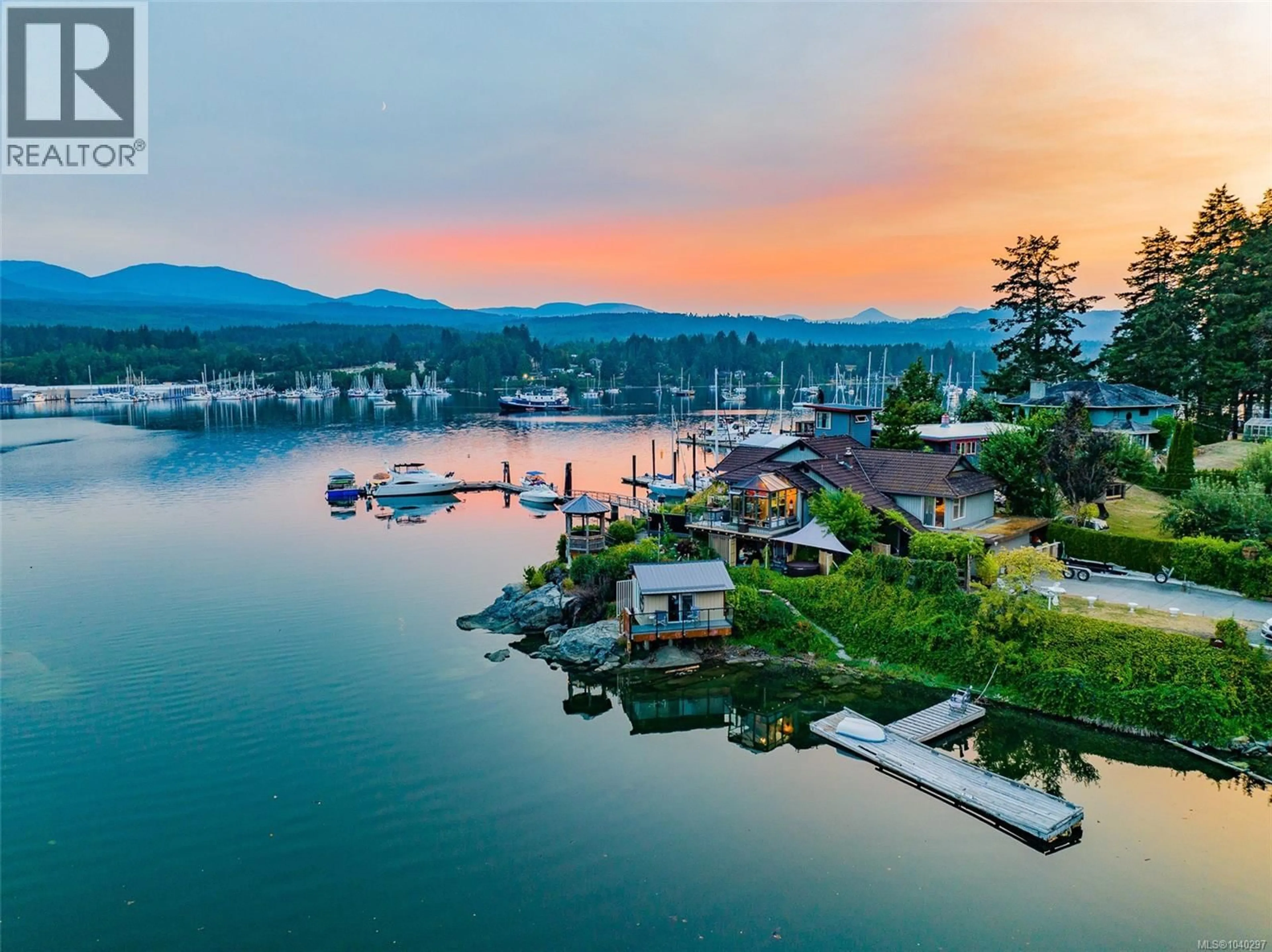 A pic from outside/outdoor area/front of a property/back of a property/a pic from drone, water/lake/river/ocean view for 4744 BRENTON PAGE ROAD, Ladysmith British Columbia V9G1L7