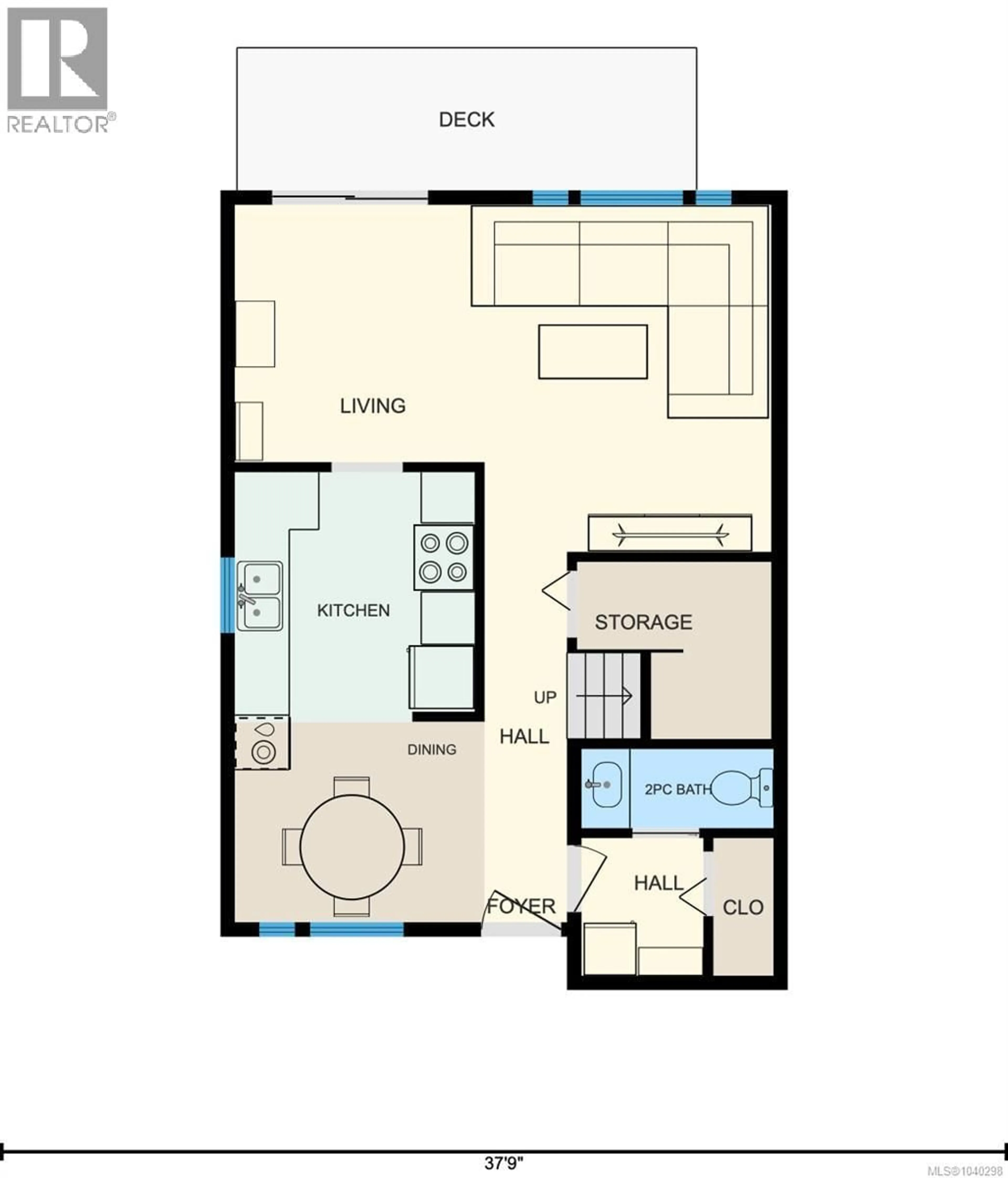 Floor plan for B - 345 MENZIES AVENUE, Courtenay British Columbia V9N3C2