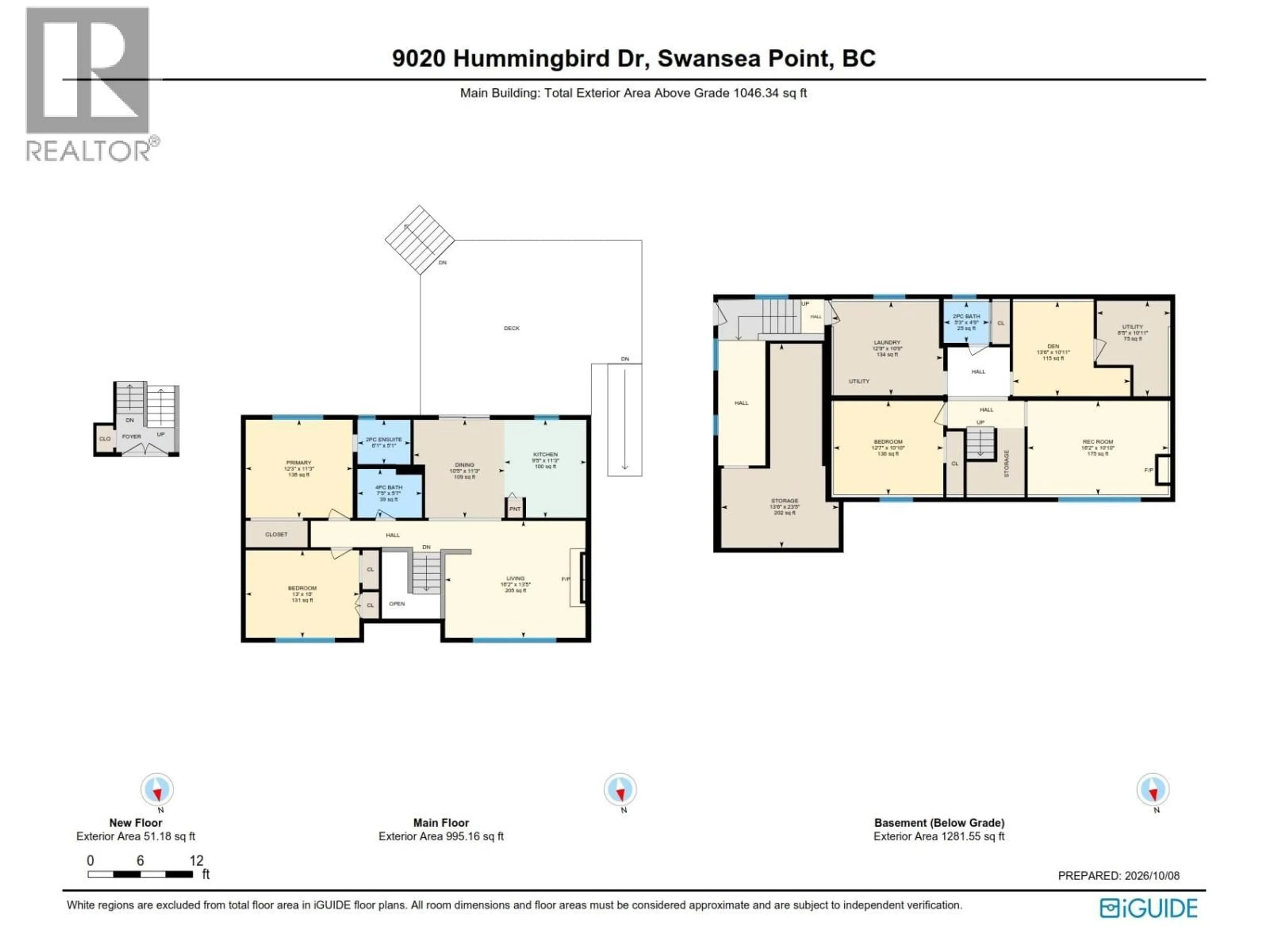 Floor plan for 9020 HUMMINGBIRD DRIVE, Swansea Point British Columbia V0E2K2