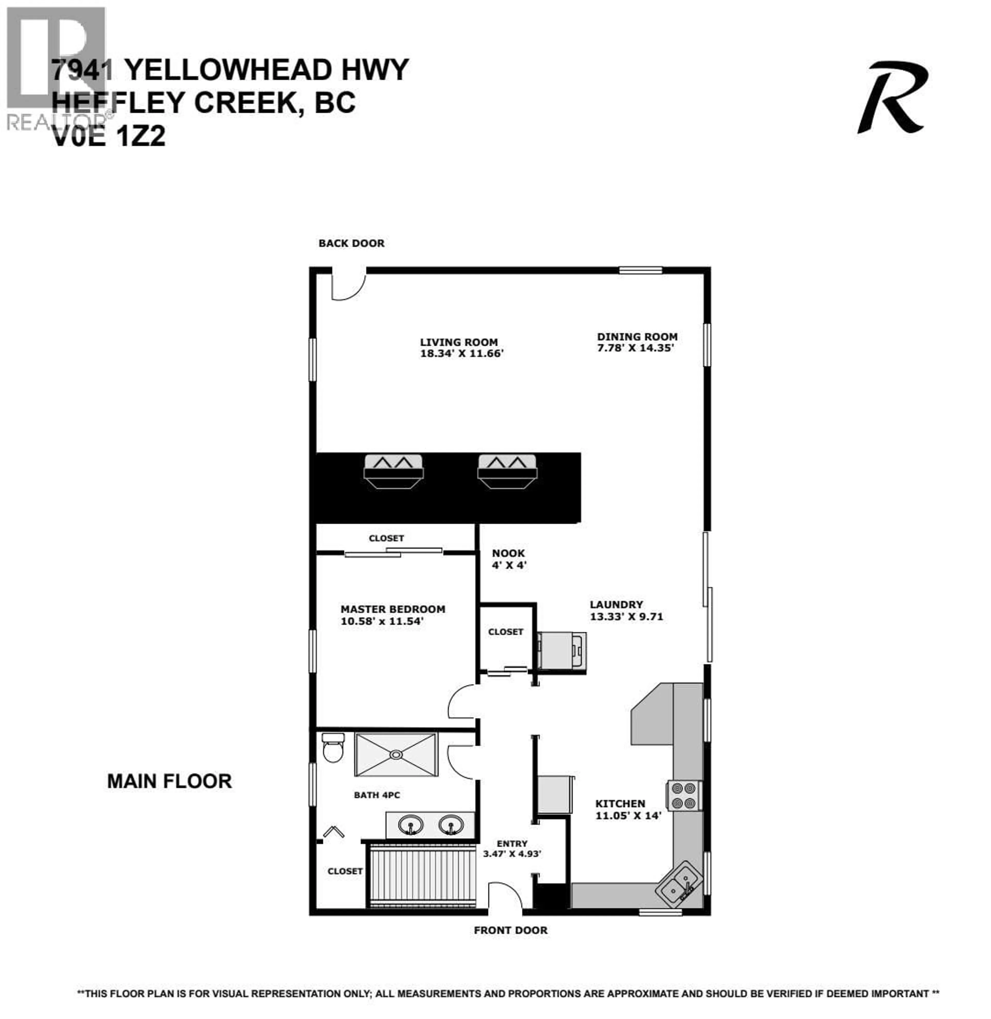 Floor plan for 7941 YELLOWHEAD HIGHWAY, Kamloops British Columbia V0E1Z2