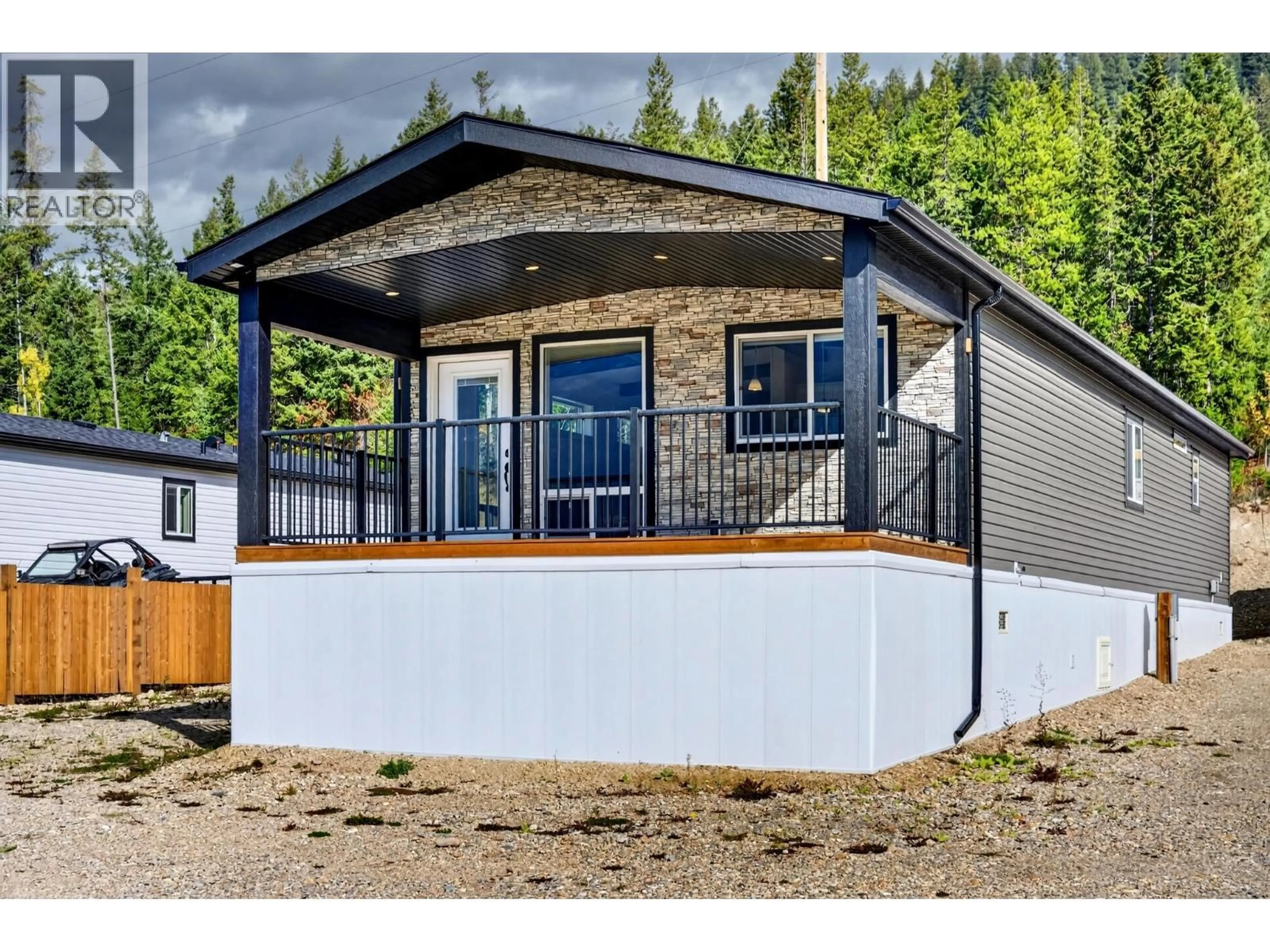 Home with vinyl exterior material, street for 46 - 470 REFLECTION LAKE ROAD, Golden British Columbia V0A1H6