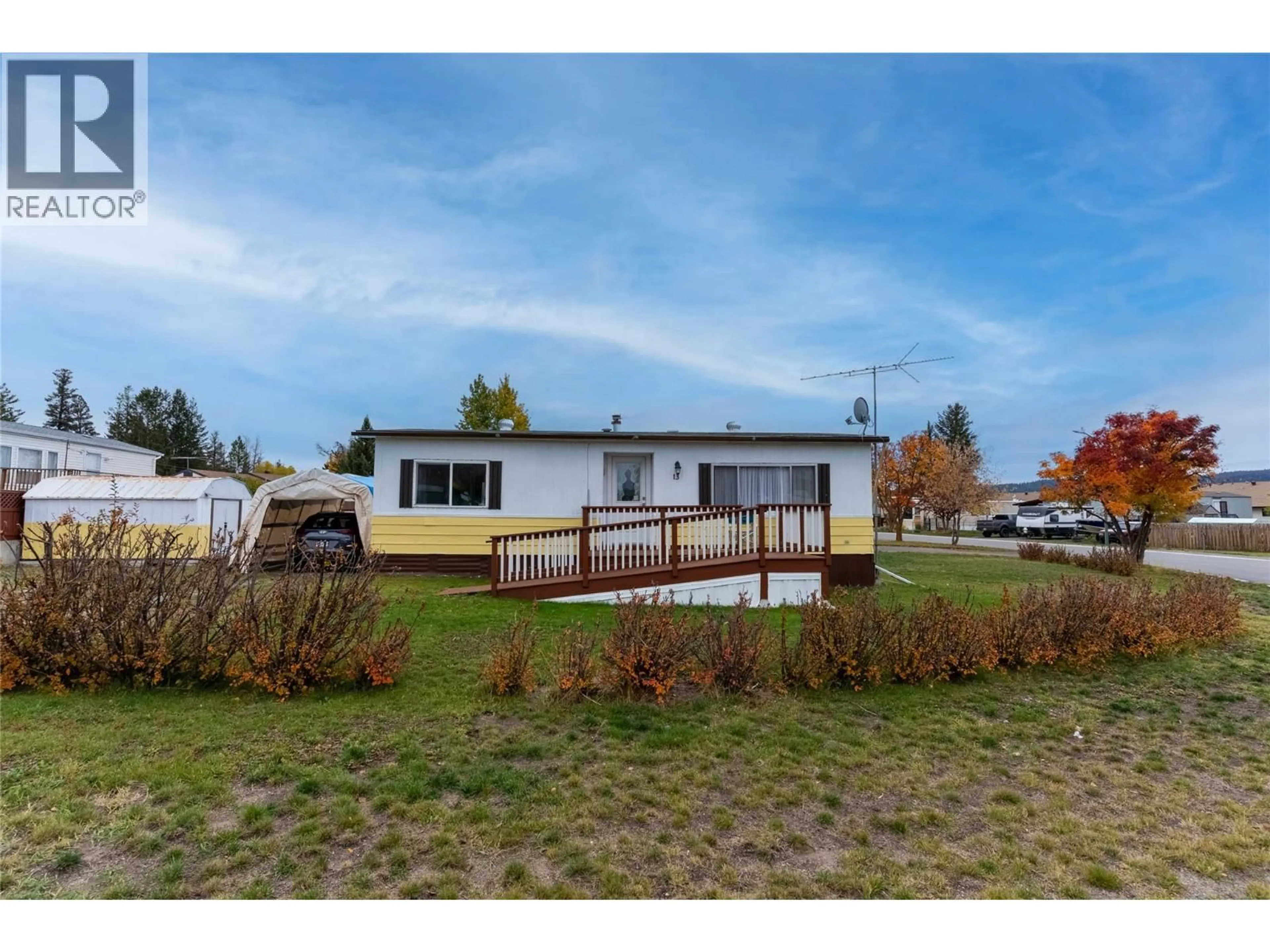 A pic from outside/outdoor area/front of a property/back of a property/a pic from drone, unknown for 13 TOPAZ CRESCENT, Logan Lake British Columbia V0K1W0