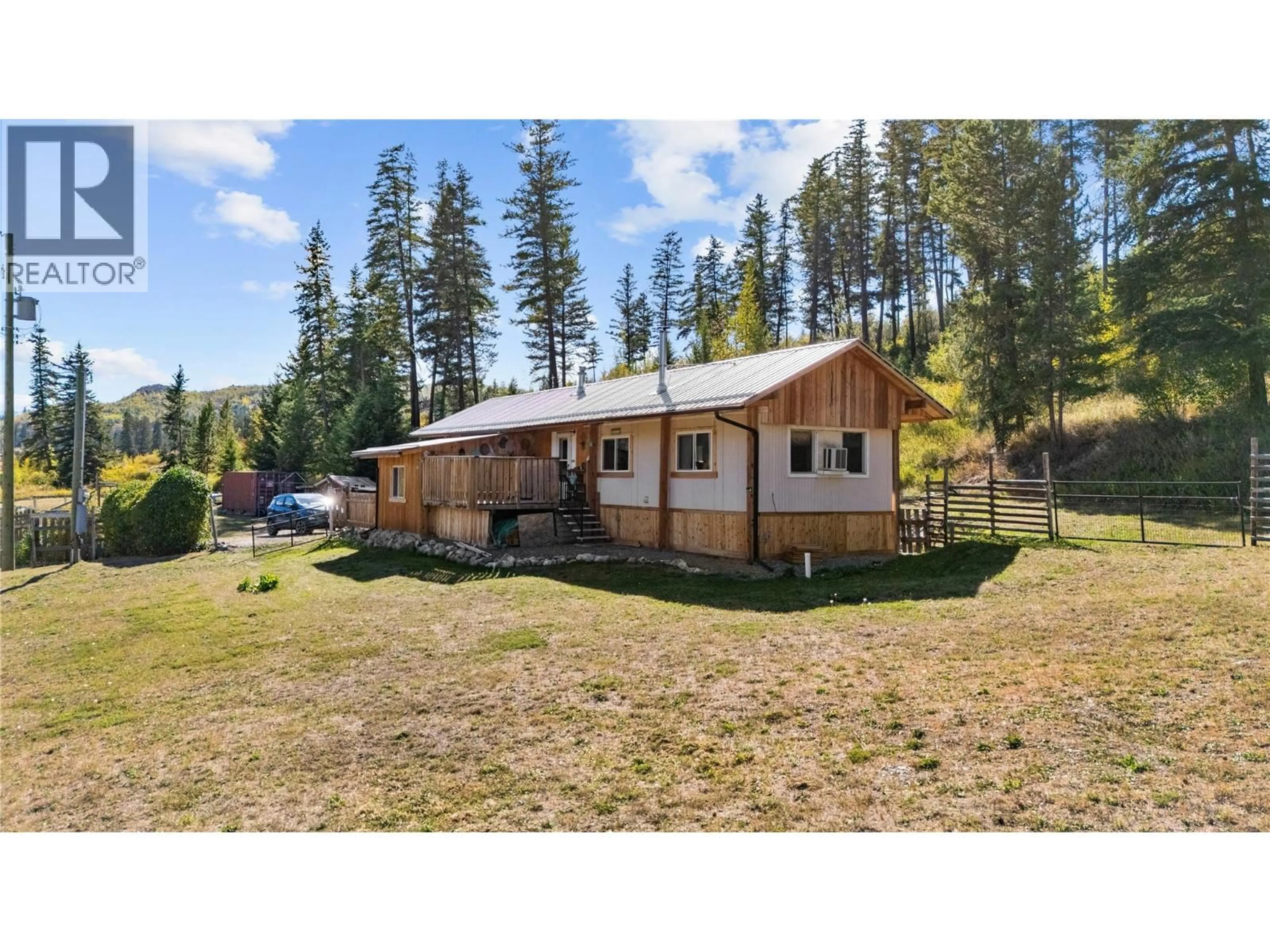 A pic from outside/outdoor area/front of a property/back of a property/a pic from drone, unknown for 4101 DIXON CREEK ROAD, Barriere British Columbia V0E1E1
