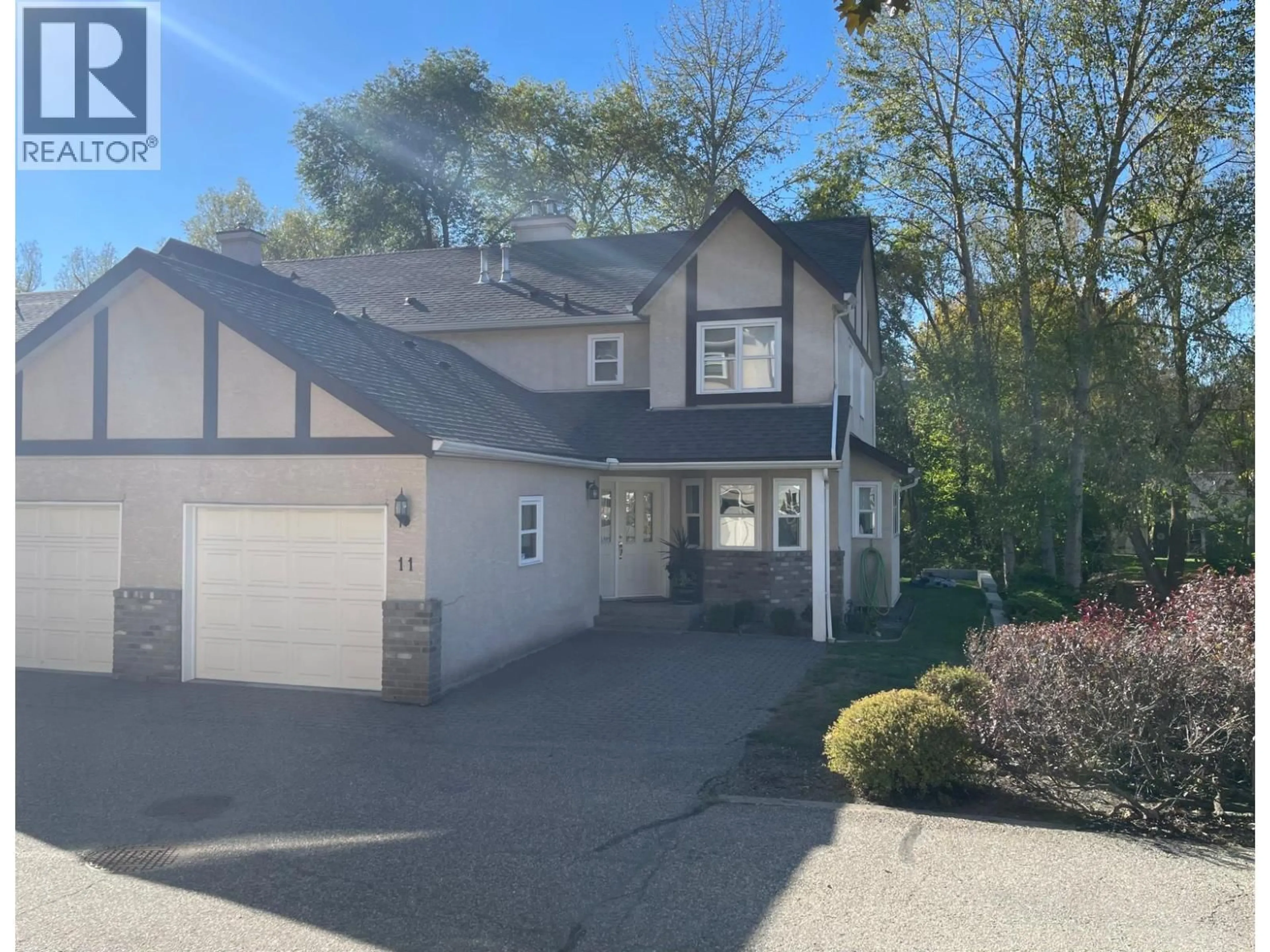 A pic from outside/outdoor area/front of a property/back of a property/a pic from drone, street for 11 - 401 BROWNE ROAD, Vernon British Columbia V1T7M2