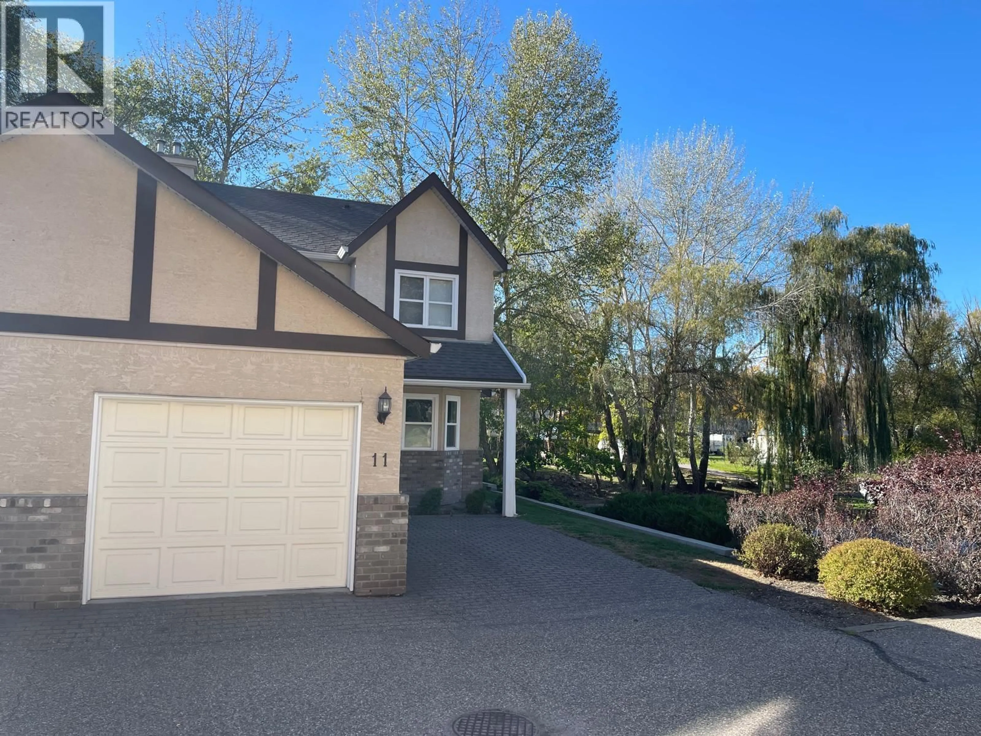 A pic from outside/outdoor area/front of a property/back of a property/a pic from drone, street for 11 - 401 BROWNE ROAD, Vernon British Columbia V1T7M2