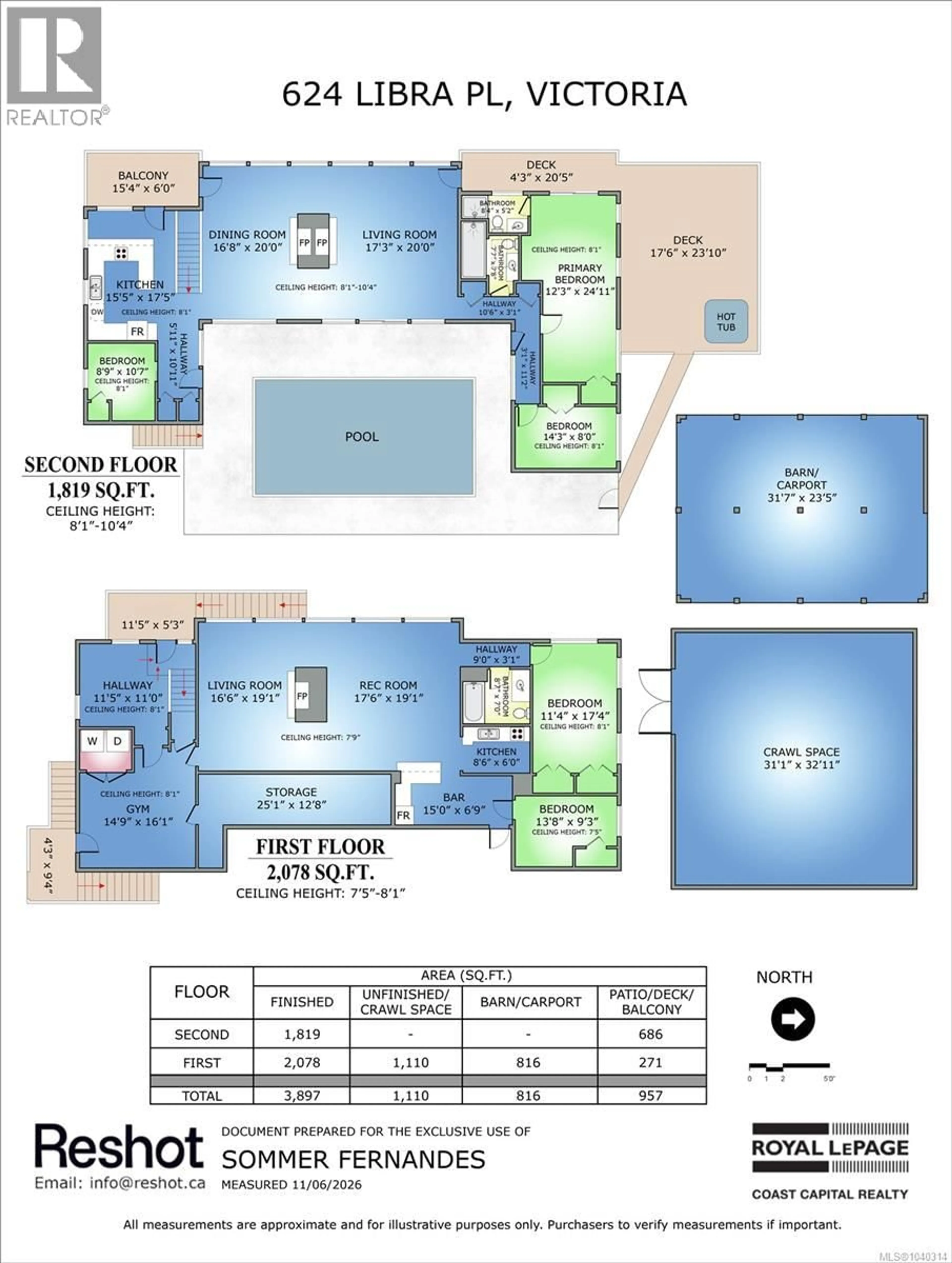 Floor plan for 624 LIBRA PLACE, Metchosin British Columbia V9C4G6
