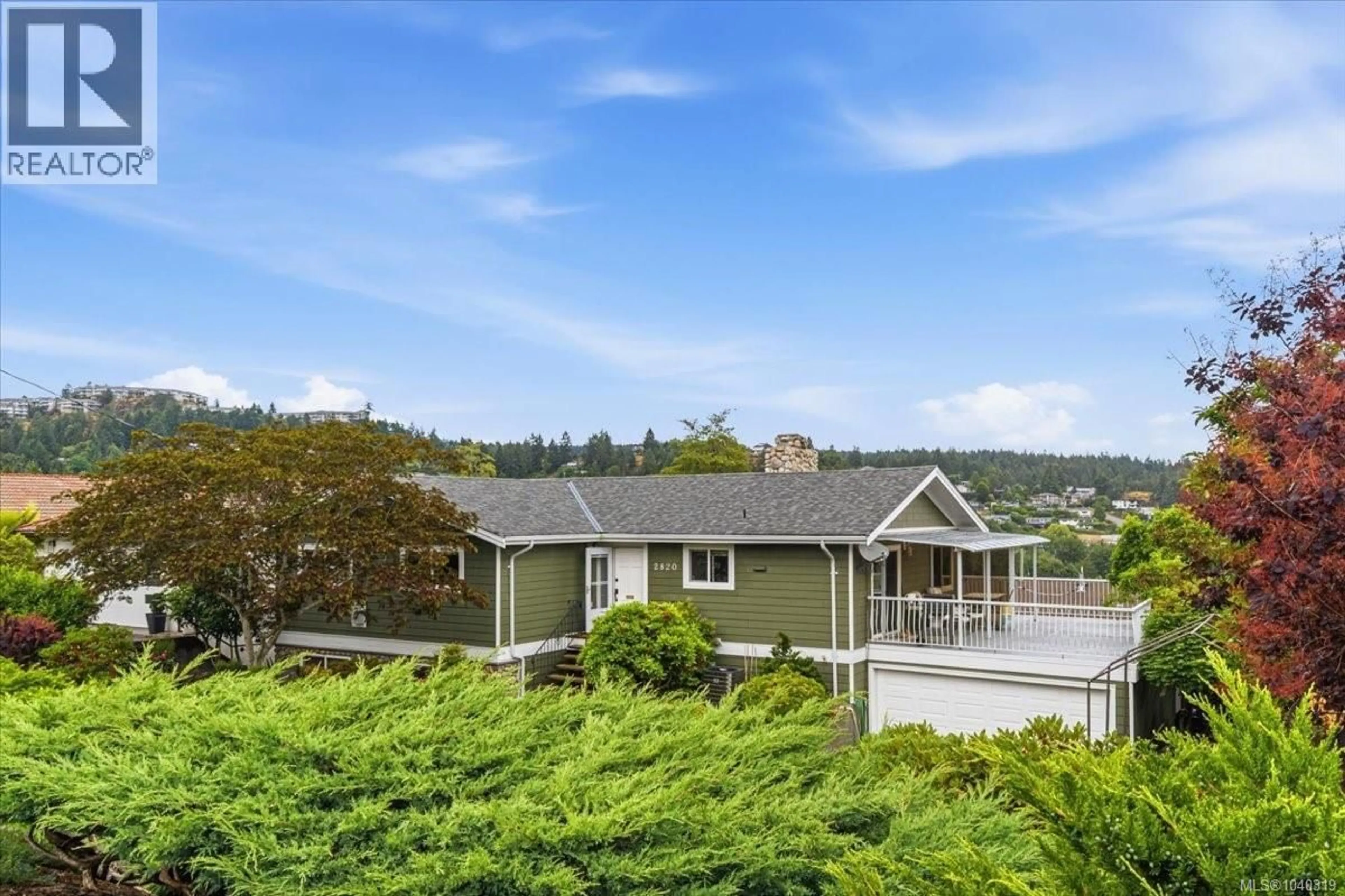 A pic from outside/outdoor area/front of a property/back of a property/a pic from drone, water/lake/river/ocean view for 2820 COSGROVE CRESCENT, Nanaimo British Columbia V9S3P6