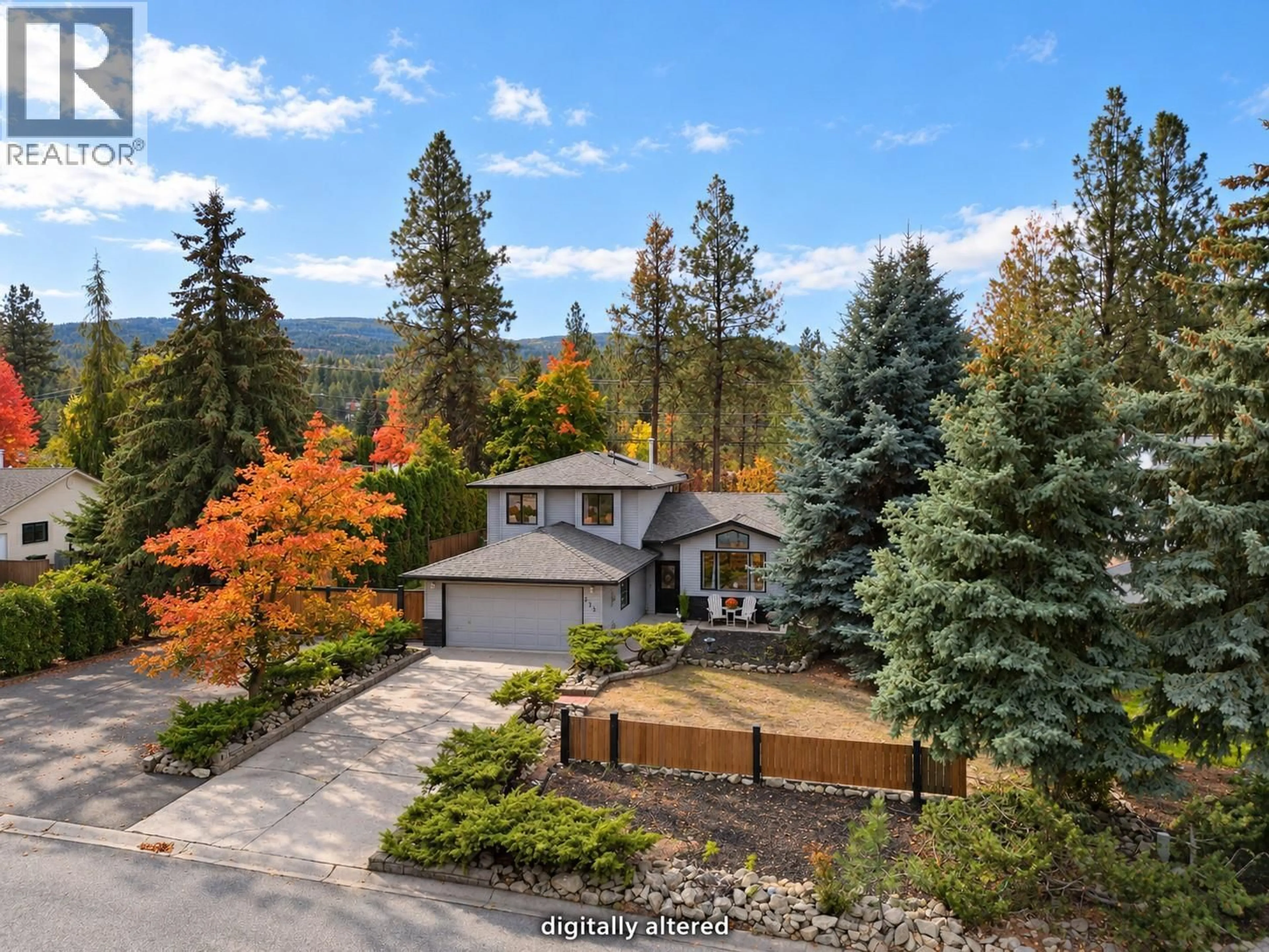 A pic from outside/outdoor area/front of a property/back of a property/a pic from drone, unknown for 3745 KIMATOUCHE ROAD, Kelowna British Columbia V1Y7R2