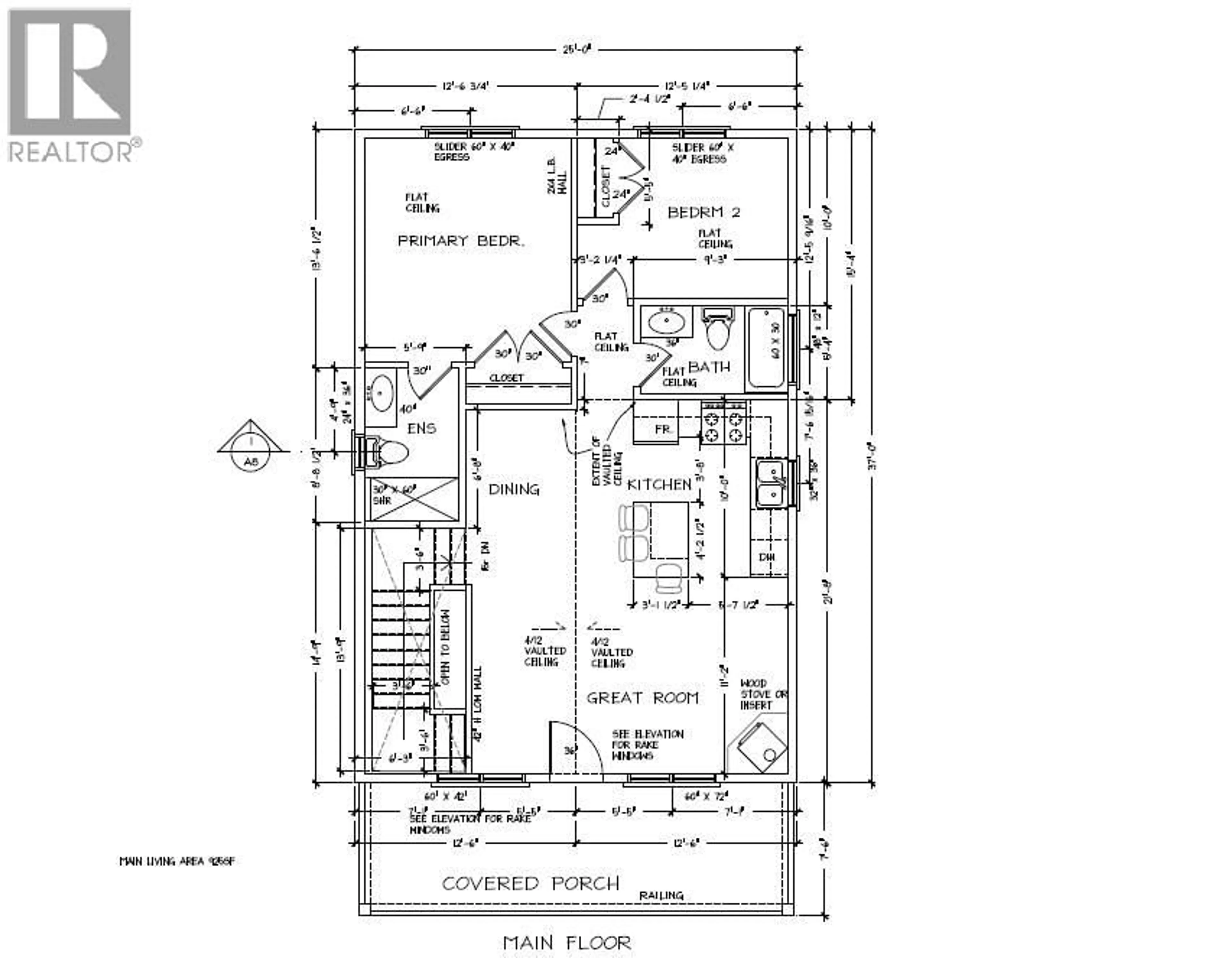 Floor plan for 1 - 1906 FOXWOOD TRAIL, Windermere British Columbia V0B2L2