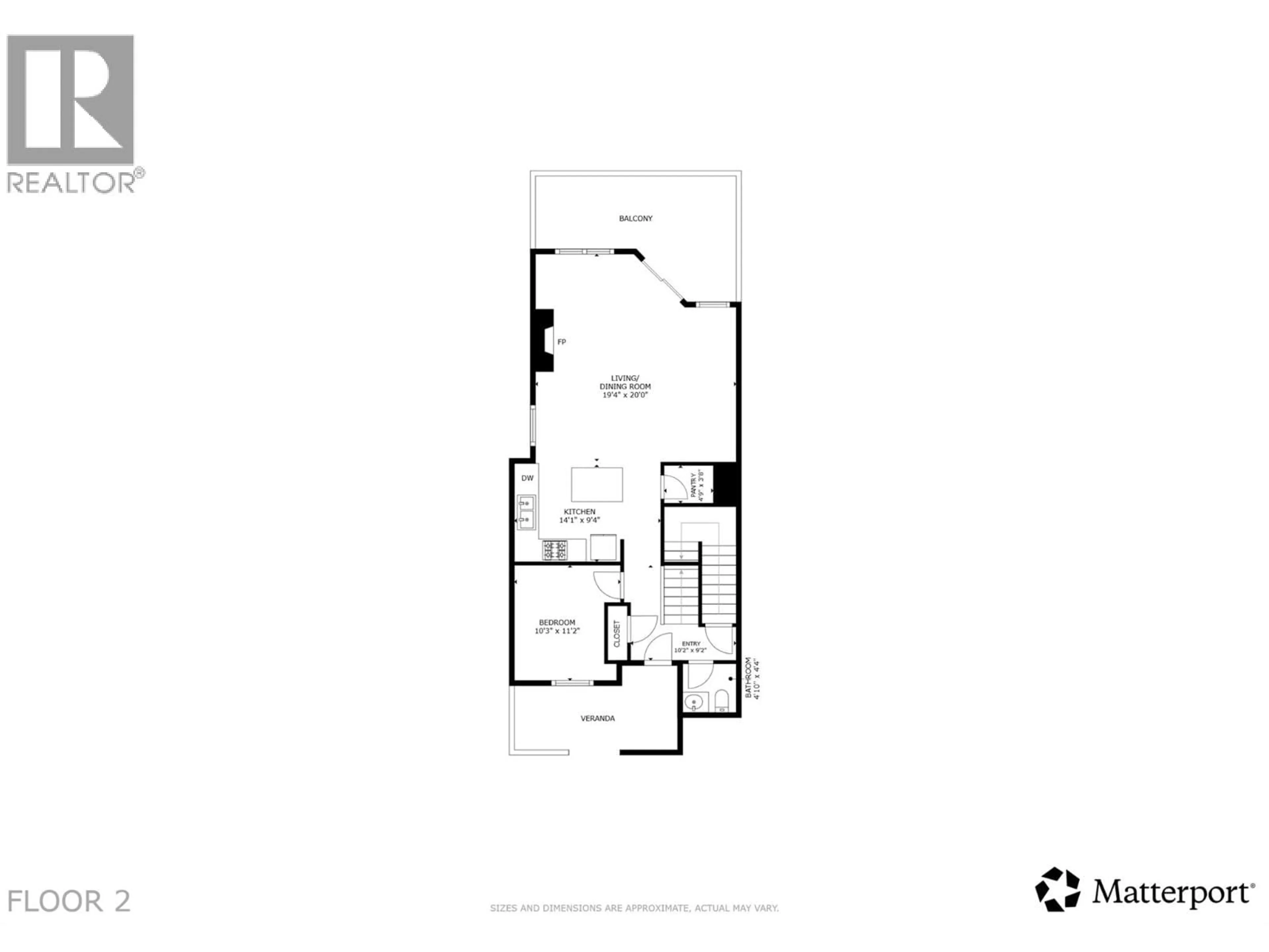 Floor plan for 11 - 12840 STILLWATER COURT, Lake Country British Columbia V4V2N1