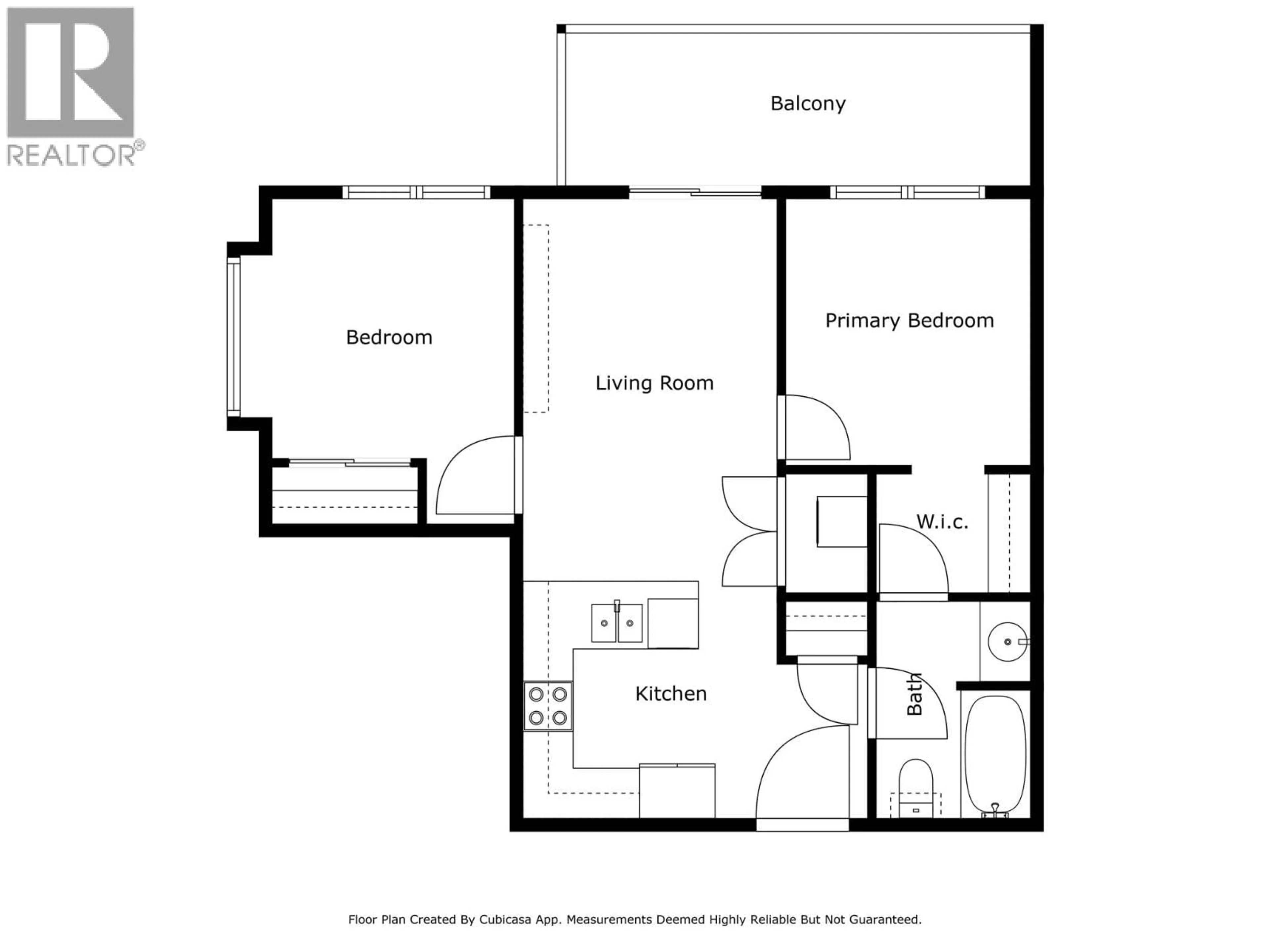Floor plan for 522 - 5170 DALLAS DRIVE, Kamloops British Columbia V2C0C7