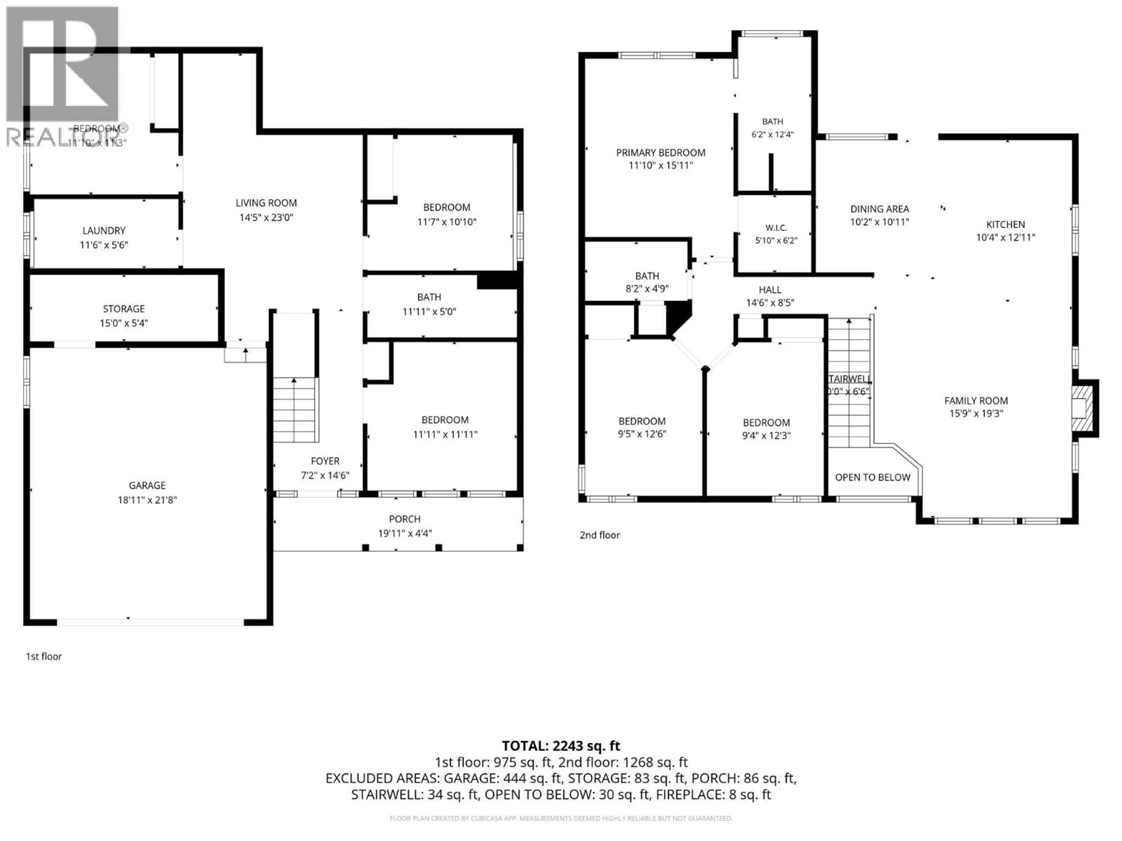 Floor plan for 2145 CHILCOTIN CRESCENT, Kelowna British Columbia V1V2N9