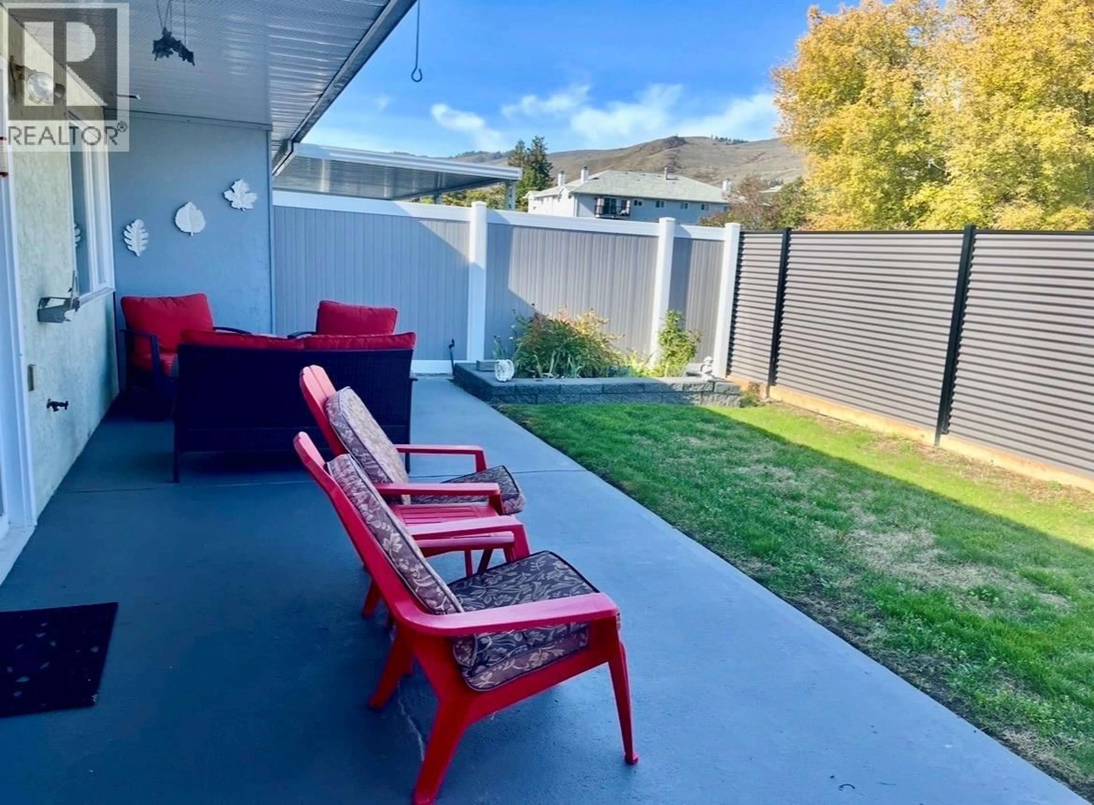 Patio, mountain view for 74 - 3900 27 AVENUE, Vernon British Columbia V1T9E6
