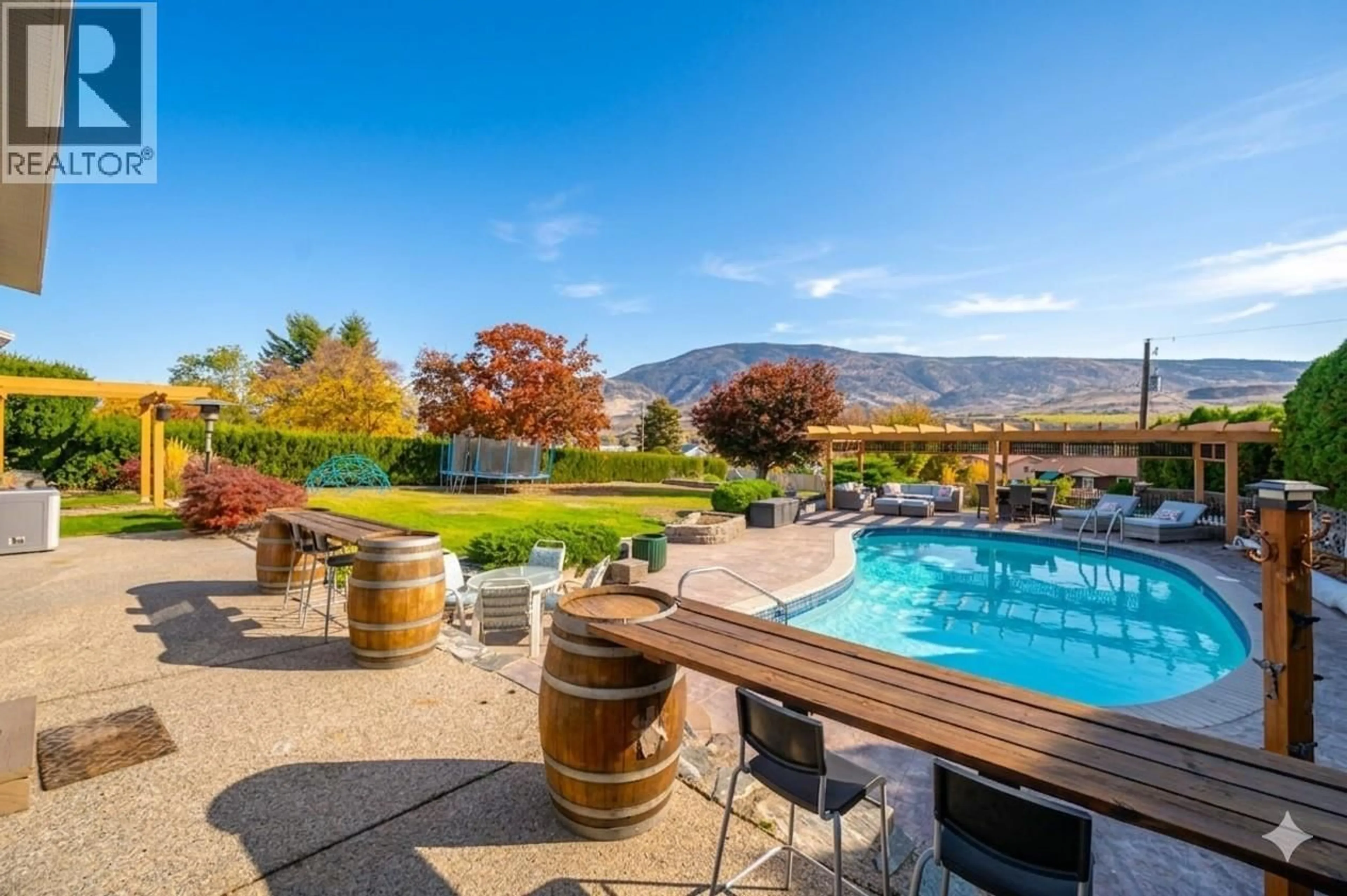 Patio, water/lake/river/ocean view for 6521 BELLEVUE DRIVE, Oliver British Columbia V0H1T4