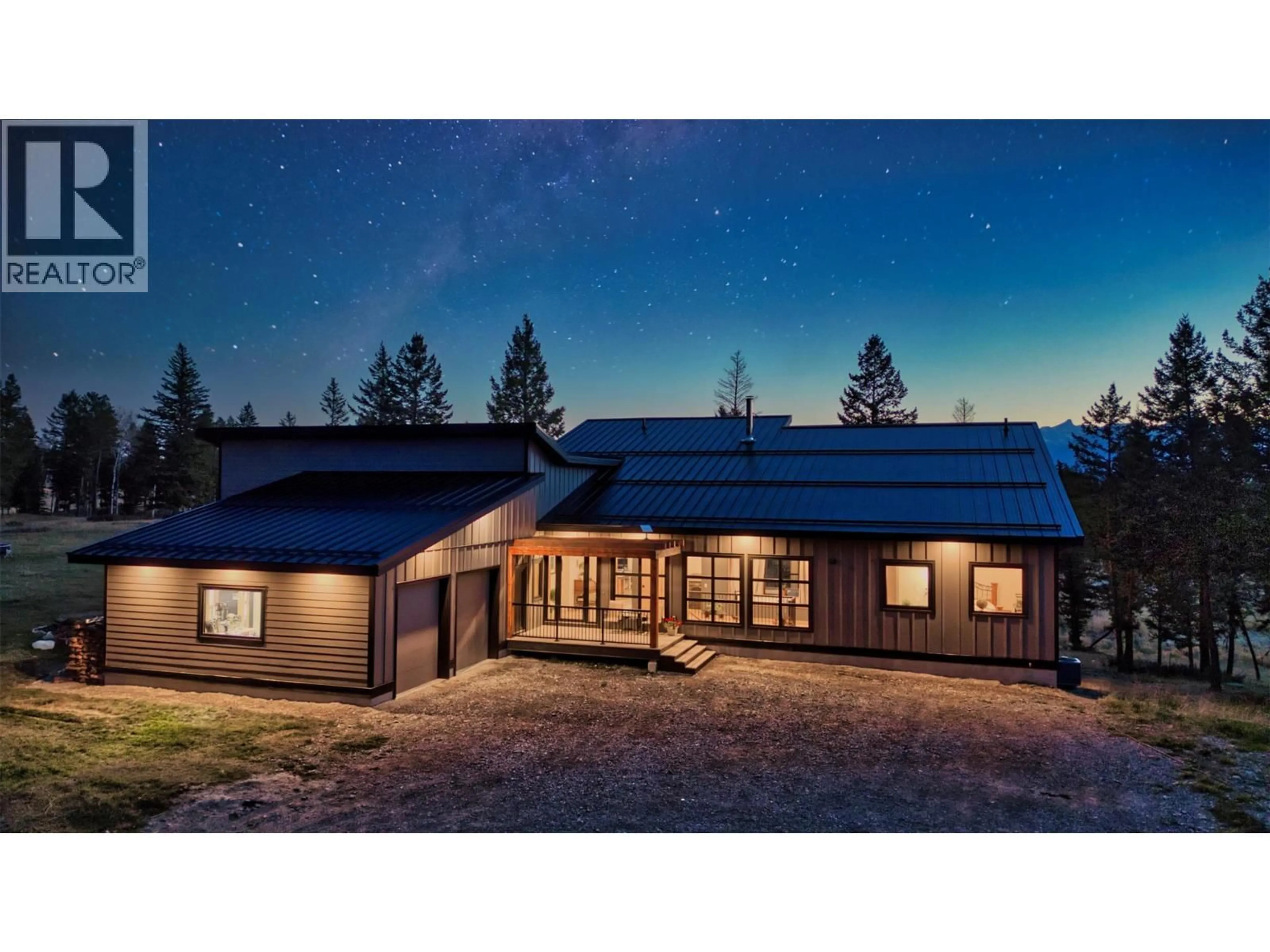 A pic from outside/outdoor area/front of a property/back of a property/a pic from drone, mountain view for 6211 BUGABOO DRIVE, Radium Hot Springs British Columbia V0A1E0