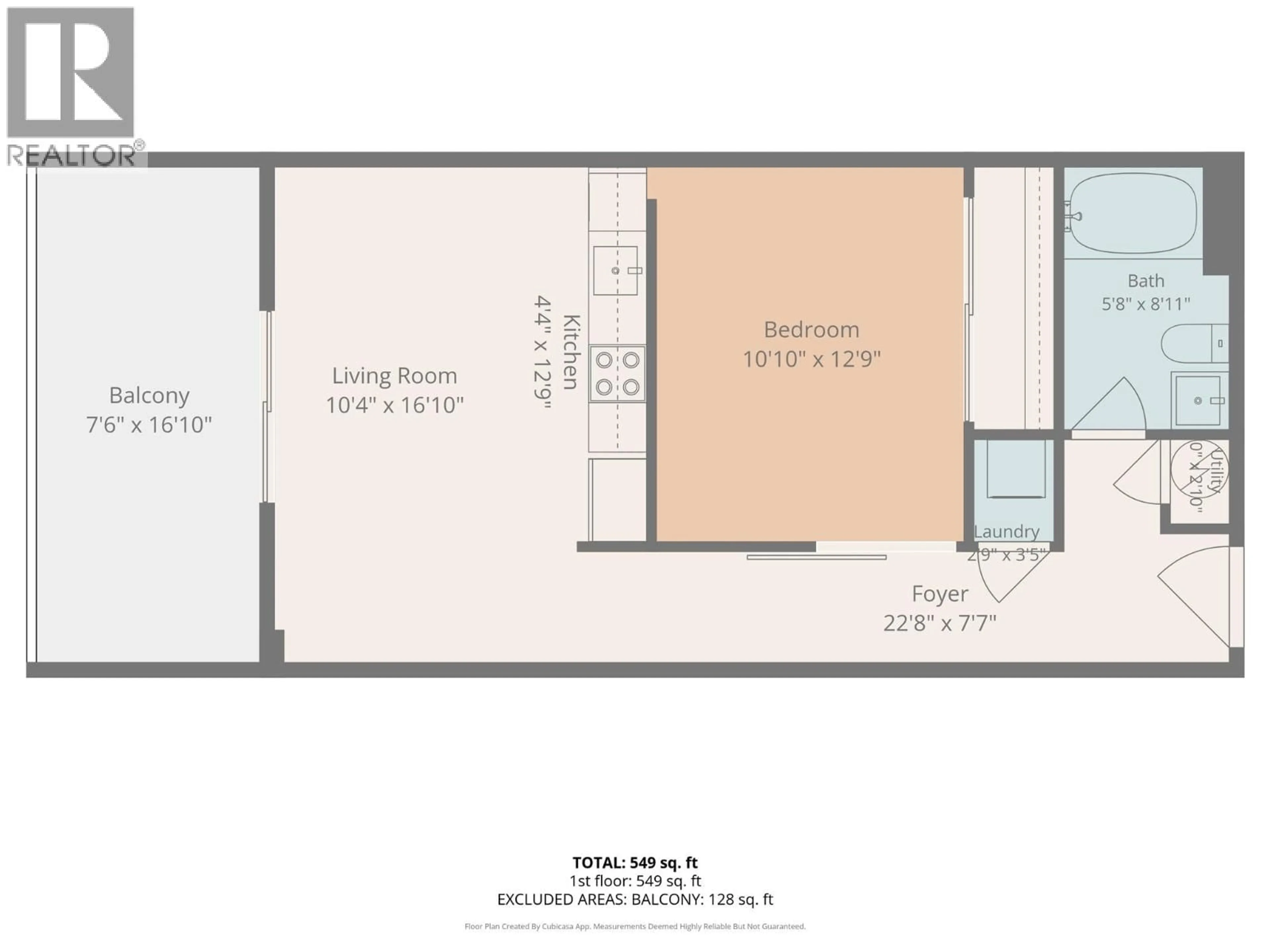 Floor plan for 311 - 660 CAWSTON AVENUE, Kelowna British Columbia V1Y9M1