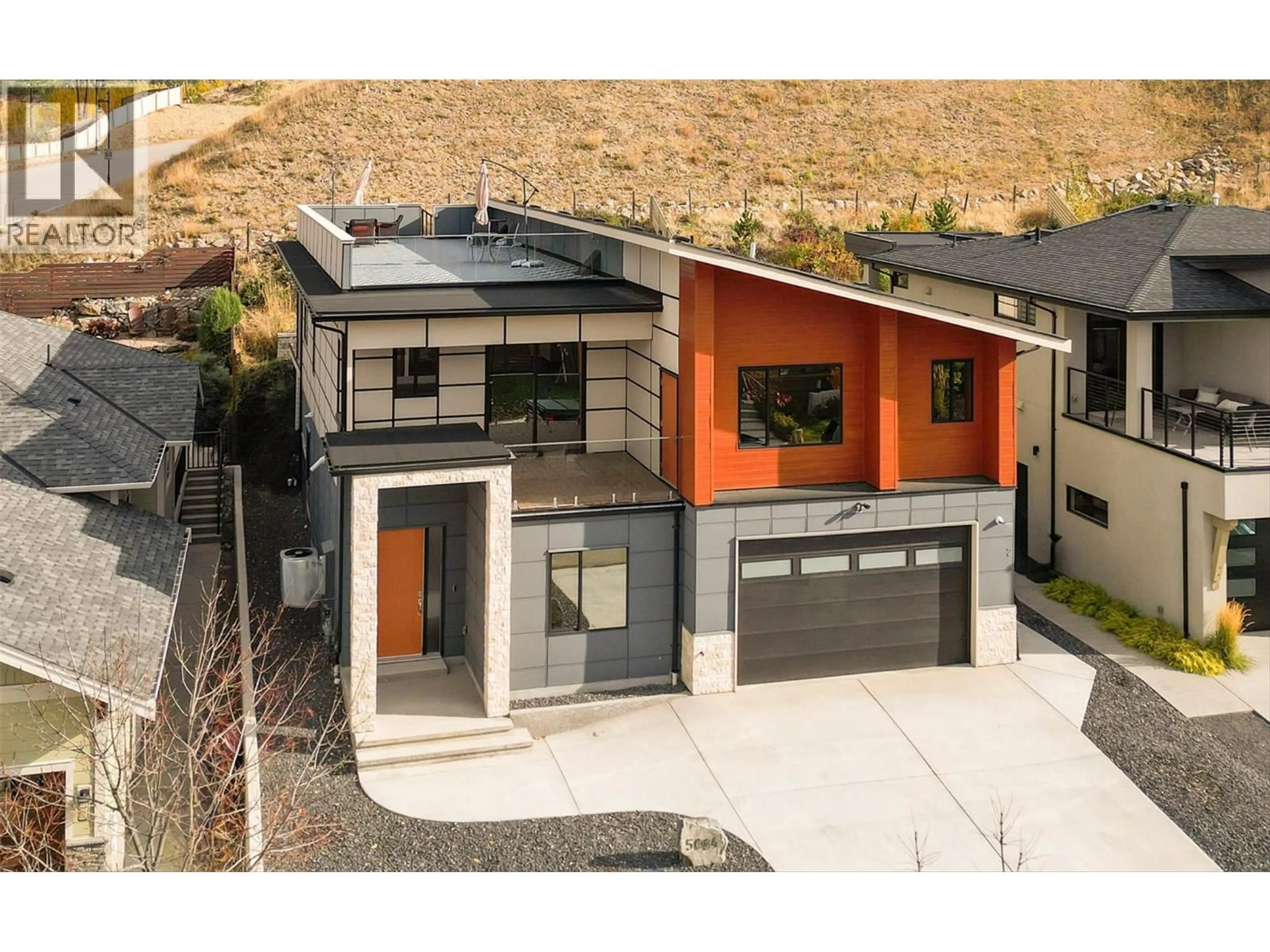 Home with vinyl exterior material, street for 5084 TWINFLOWER CRESCENT, Kelowna British Columbia V1W5L8