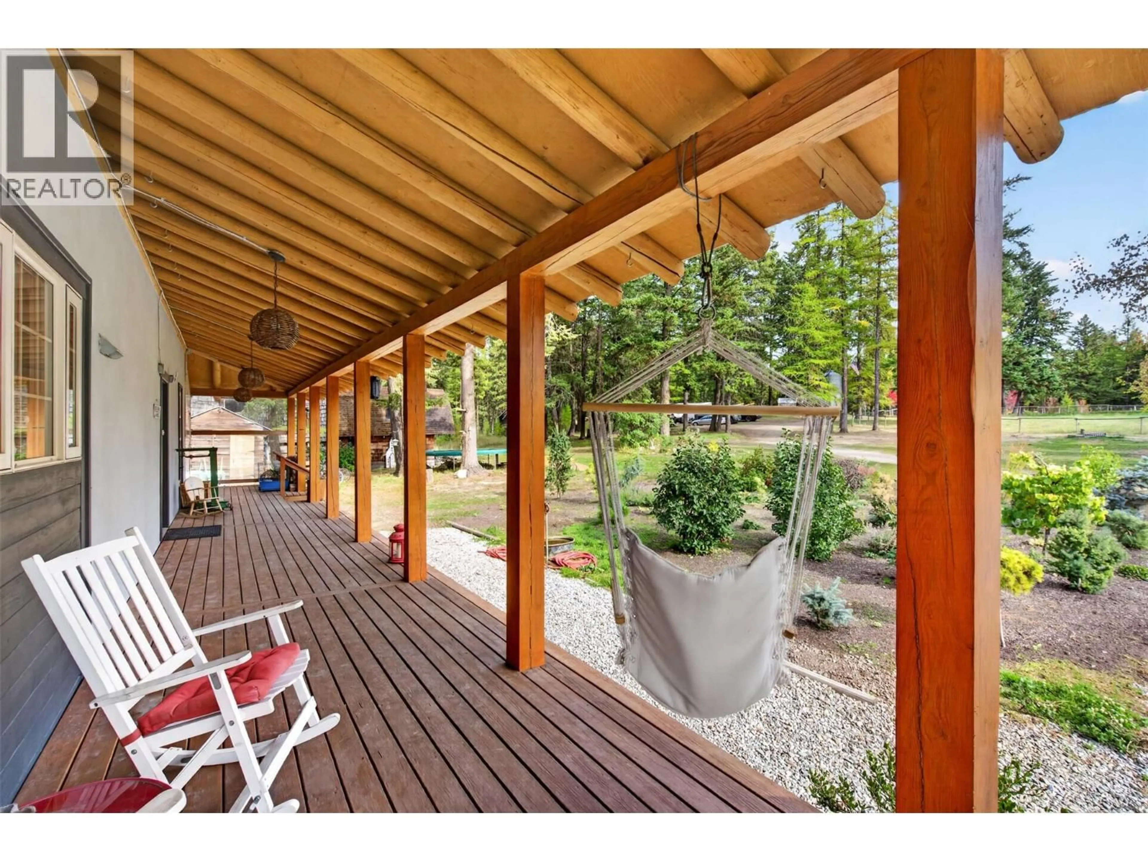 Patio, forest/trees view for 1770 JOHNSTONE CREEK ROAD WEST, Rock Creek British Columbia V0H1Y0