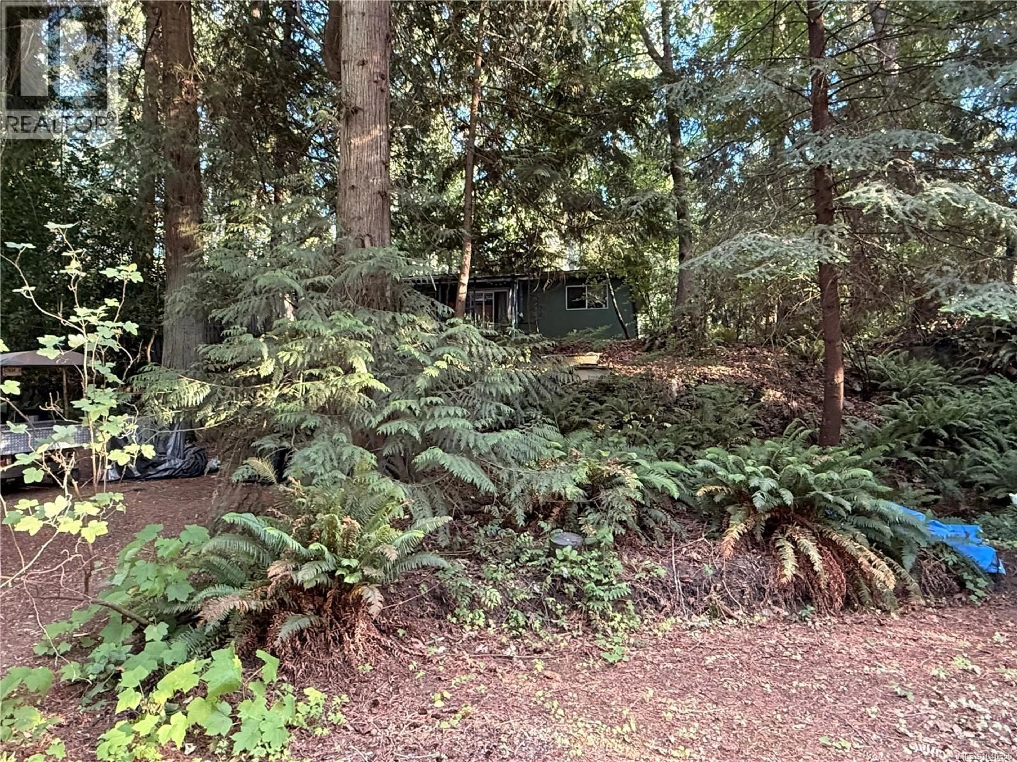 A pic from outside/outdoor area/front of a property/back of a property/a pic from drone, forest/trees view for 19 CAPTAIN MORGANS BOULEVARD, Protection Island British Columbia V9R6R1