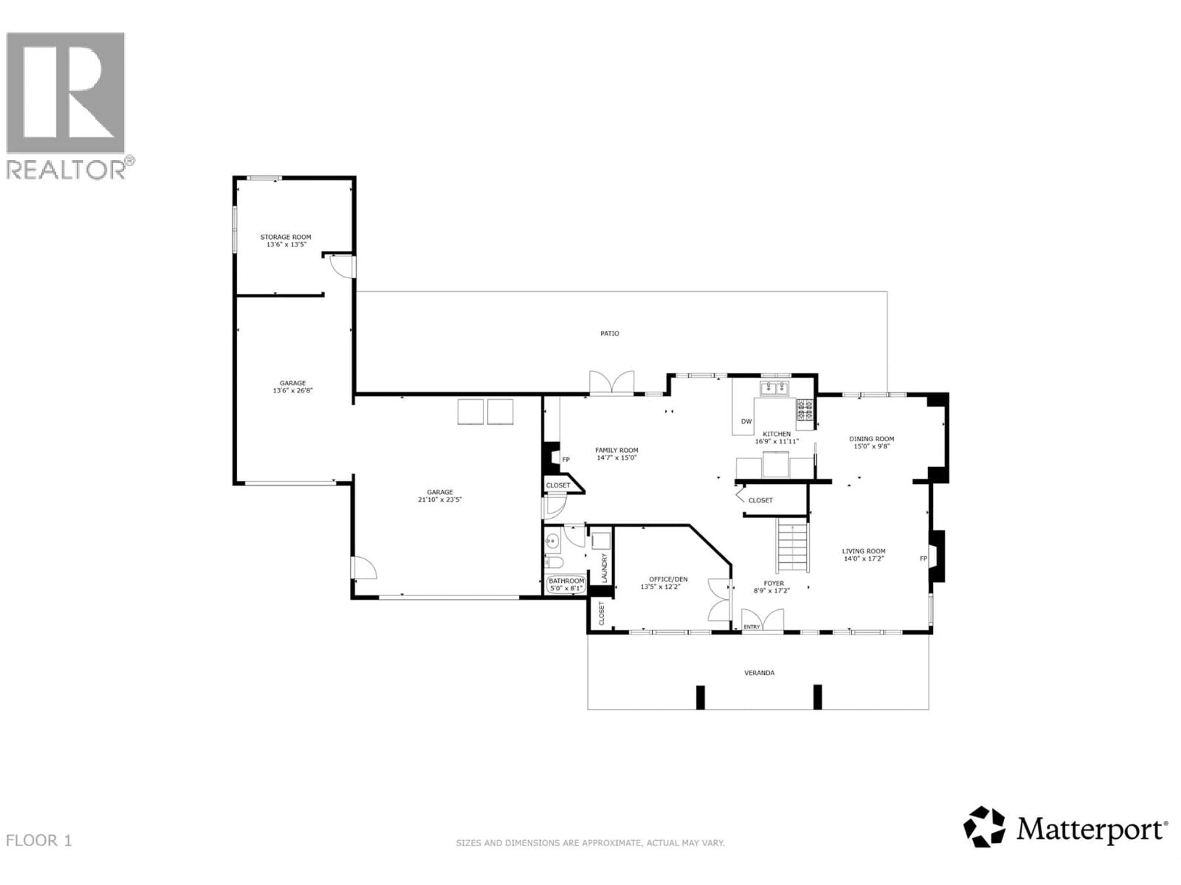 Floor plan for 3016 LAKEVIEW COVE ROAD, West Kelowna British Columbia V1Z3P7