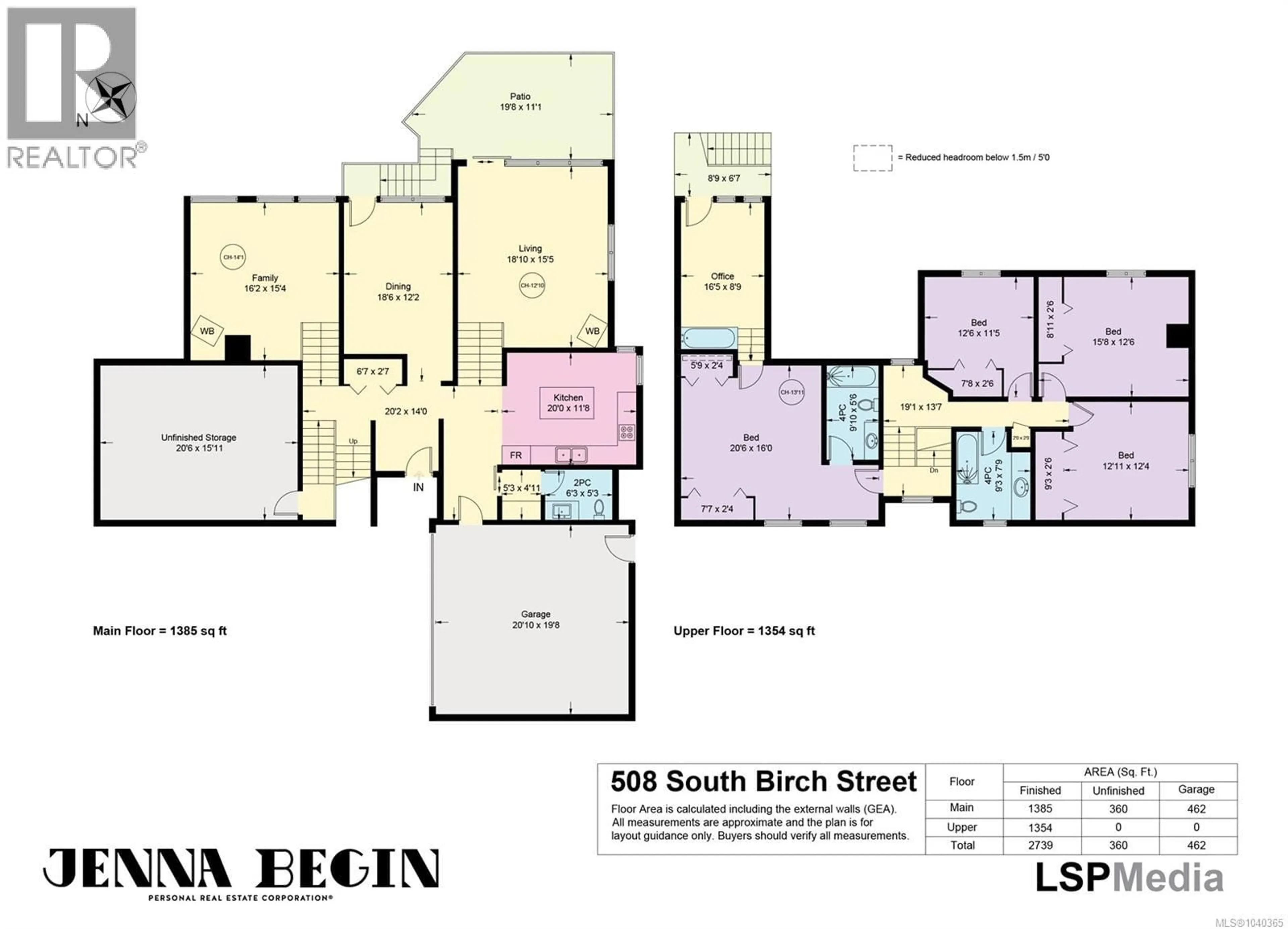 Floor plan for 508 BIRCH STREET SOUTH, Campbell River British Columbia V9W6A8