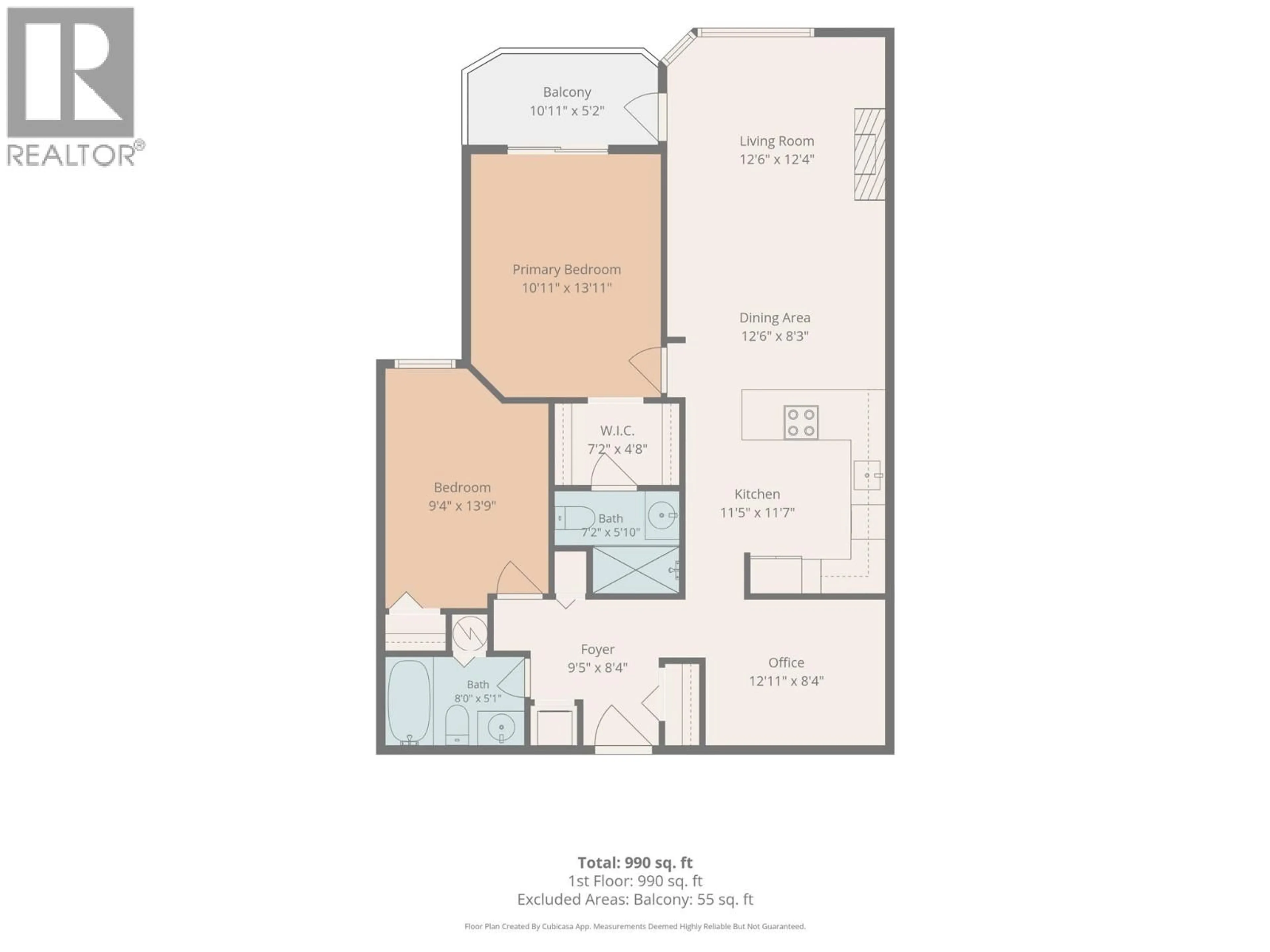 Floor plan for 105 - 7140 4TH STREET, Grand Forks British Columbia V0H1H0