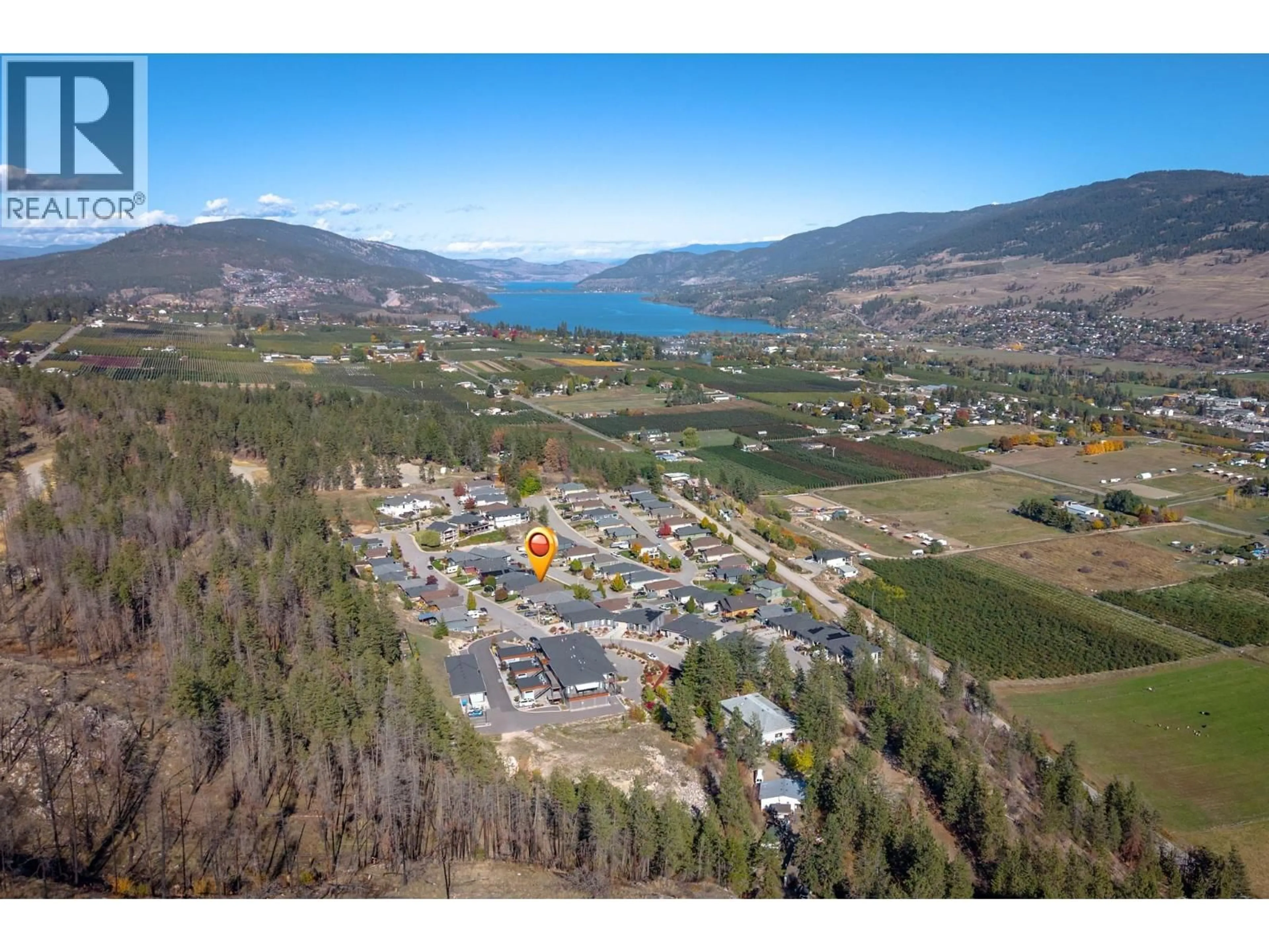 A pic from outside/outdoor area/front of a property/back of a property/a pic from drone, unknown for 9733 SANTINA ROAD, Lake Country British Columbia V4V2R9