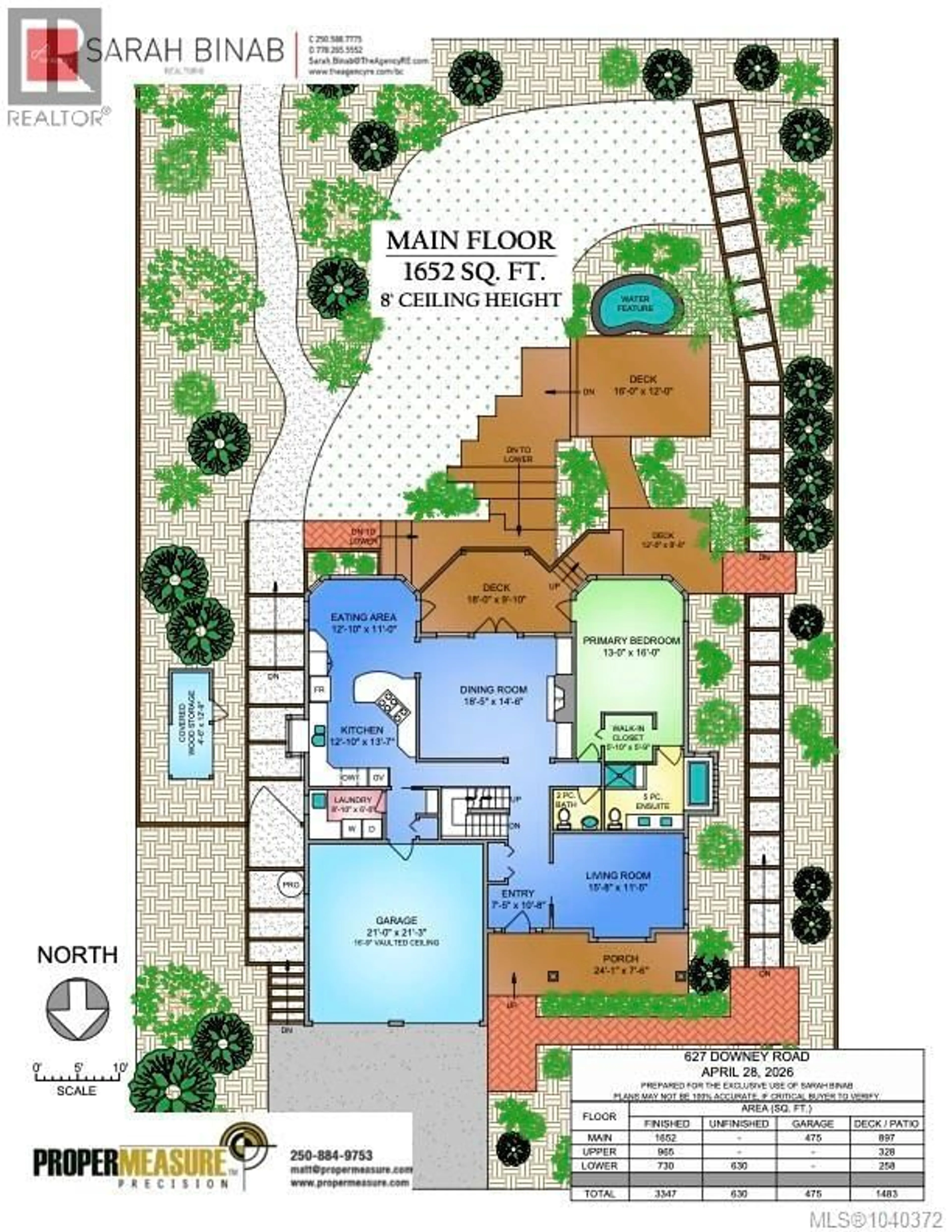 Floor plan for 627 DOWNEY ROAD, North Saanich British Columbia V8L5M6