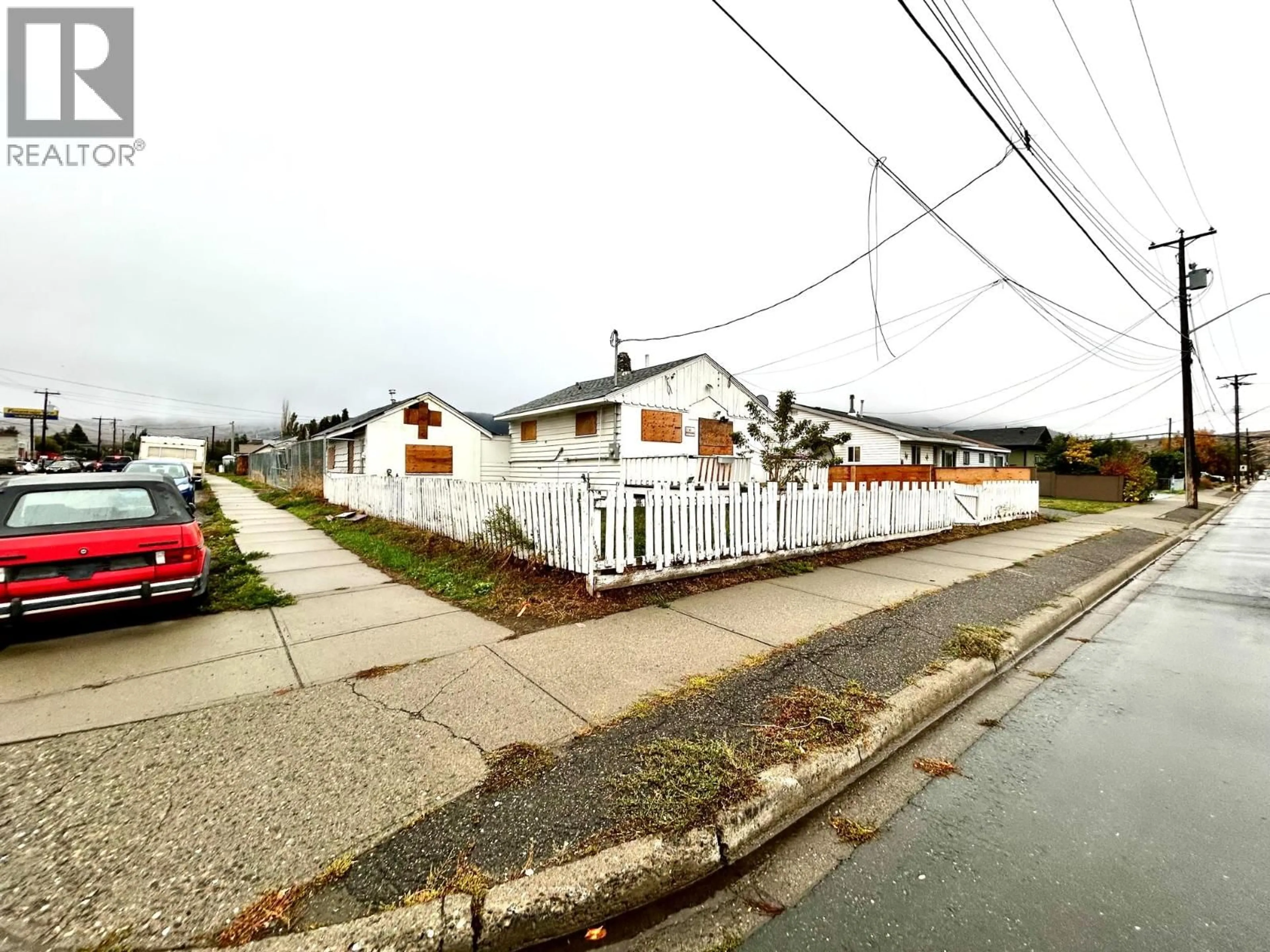 A pic from outside/outdoor area/front of a property/back of a property/a pic from drone, street for 1990 HOUSTON STREET, Merritt British Columbia V1K1A1