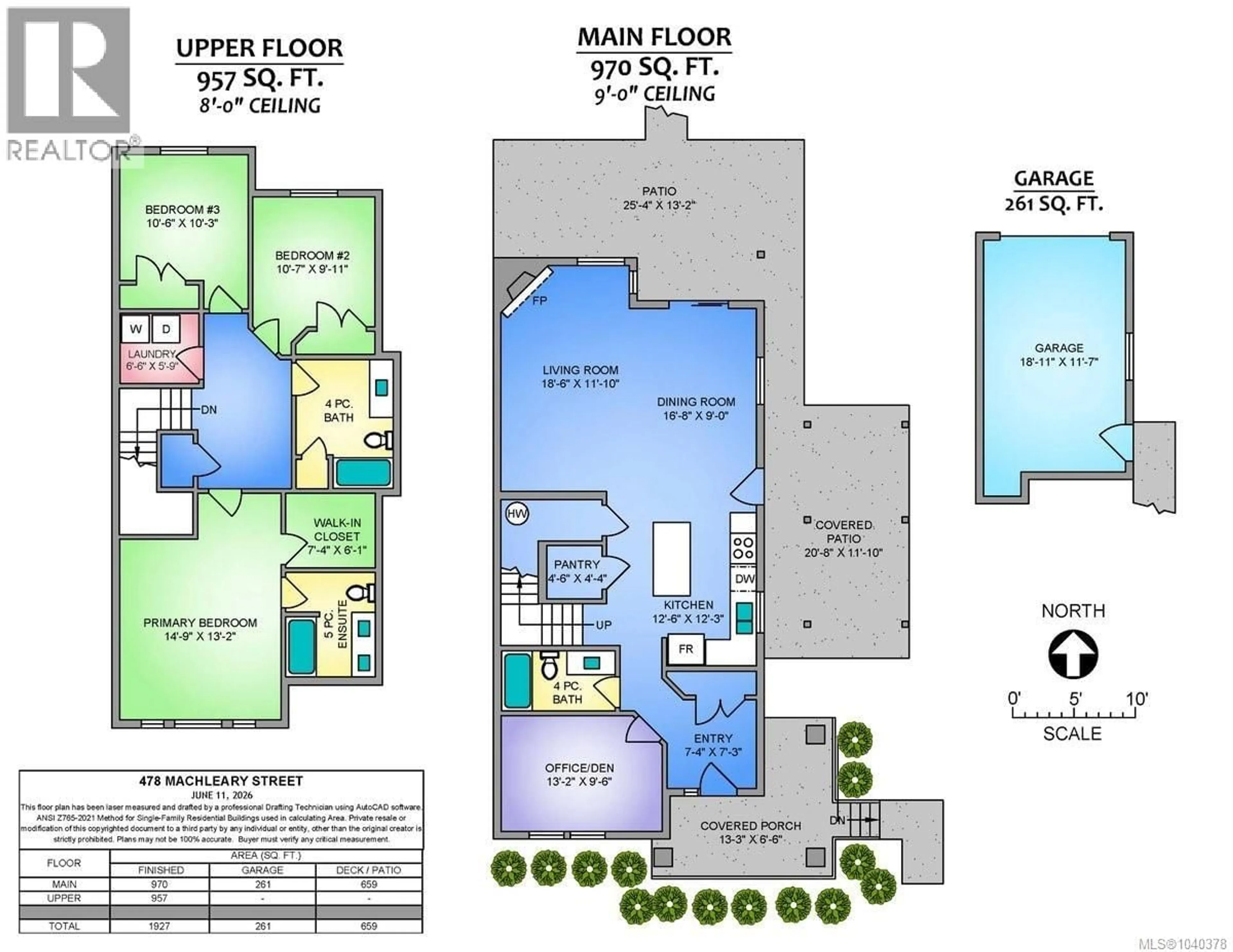 Floor plan for 478 MACHLEARY STREET, Nanaimo British Columbia V9R2H2