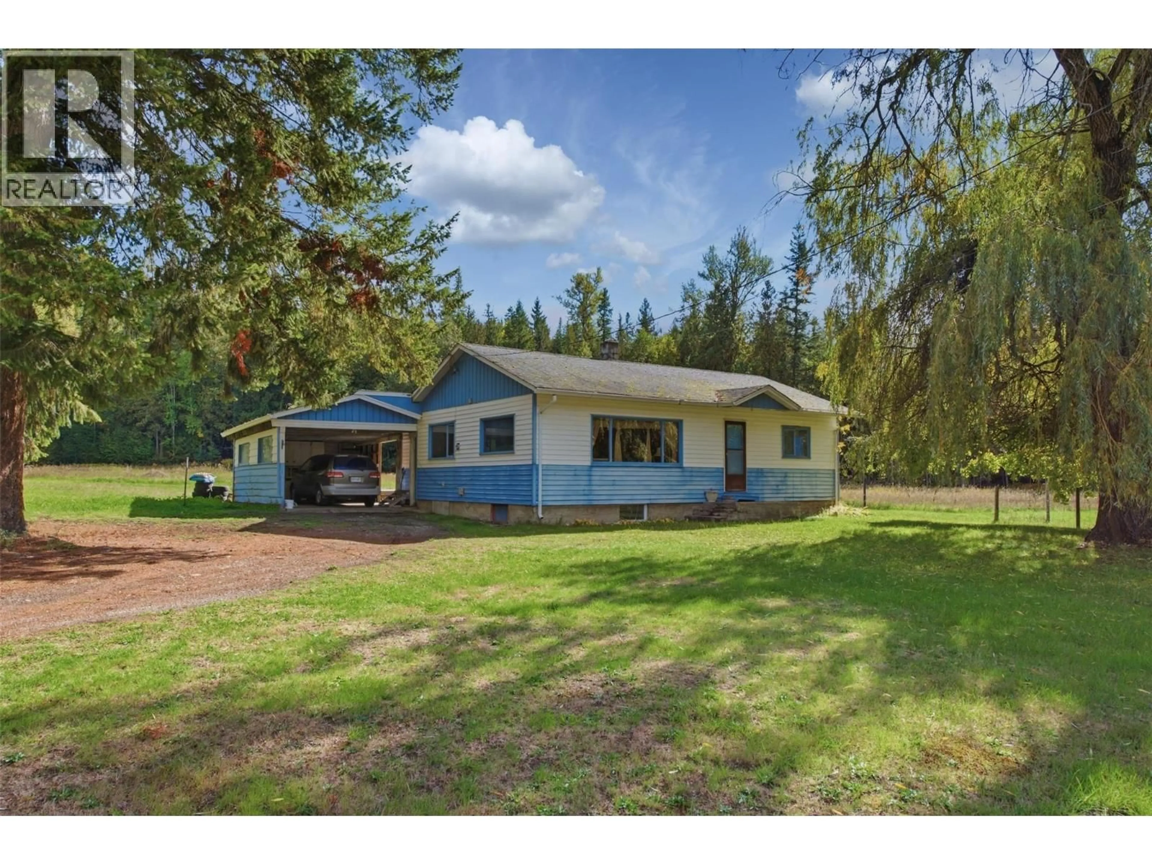 A pic from outside/outdoor area/front of a property/back of a property/a pic from drone, unknown for 2613 LUMBY MABEL LAKE ROAD, Lumby British Columbia V0E2G6