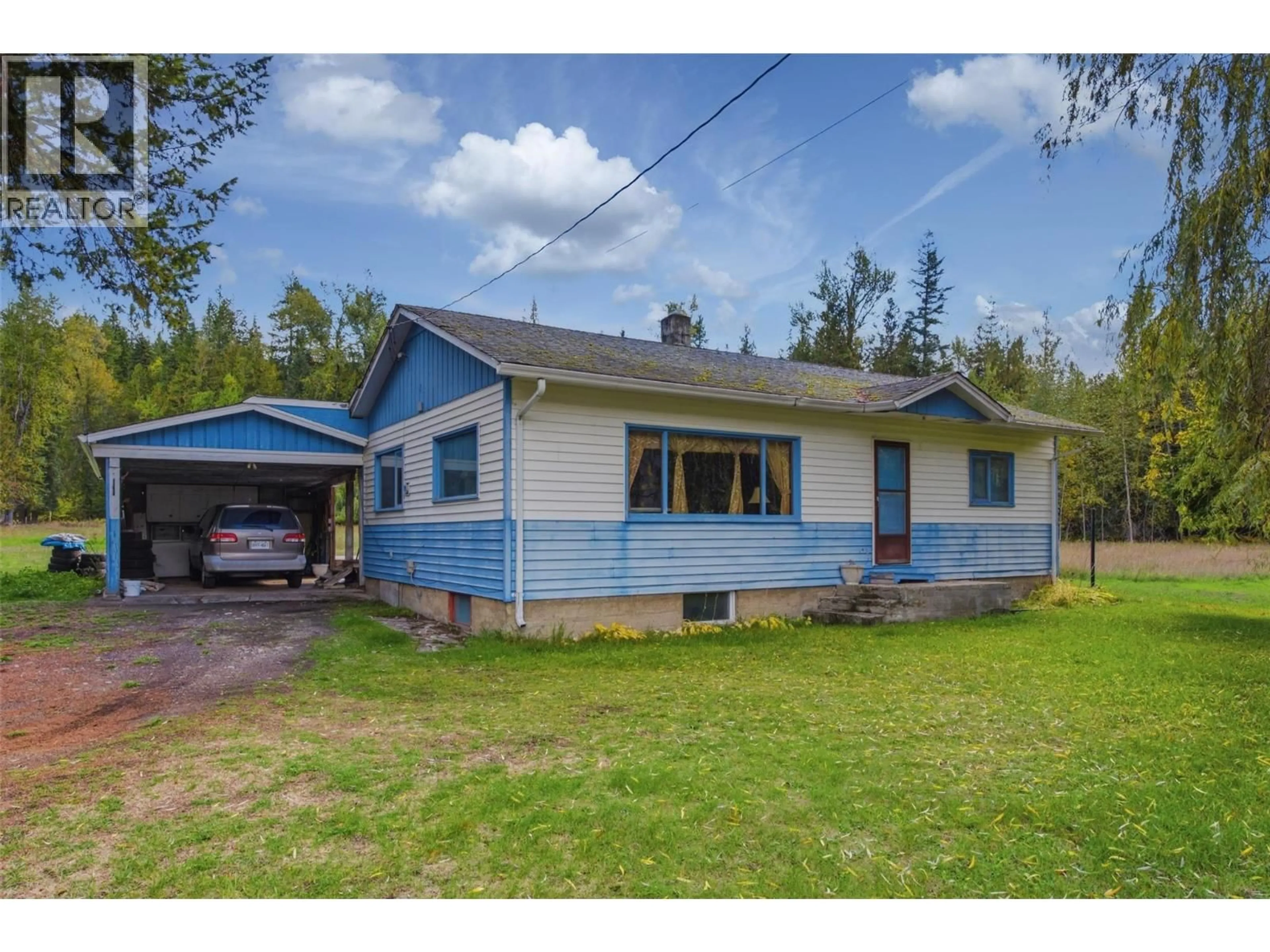 A pic from outside/outdoor area/front of a property/back of a property/a pic from drone, street for 2613 LUMBY MABEL LAKE ROAD, Lumby British Columbia V0E2G6