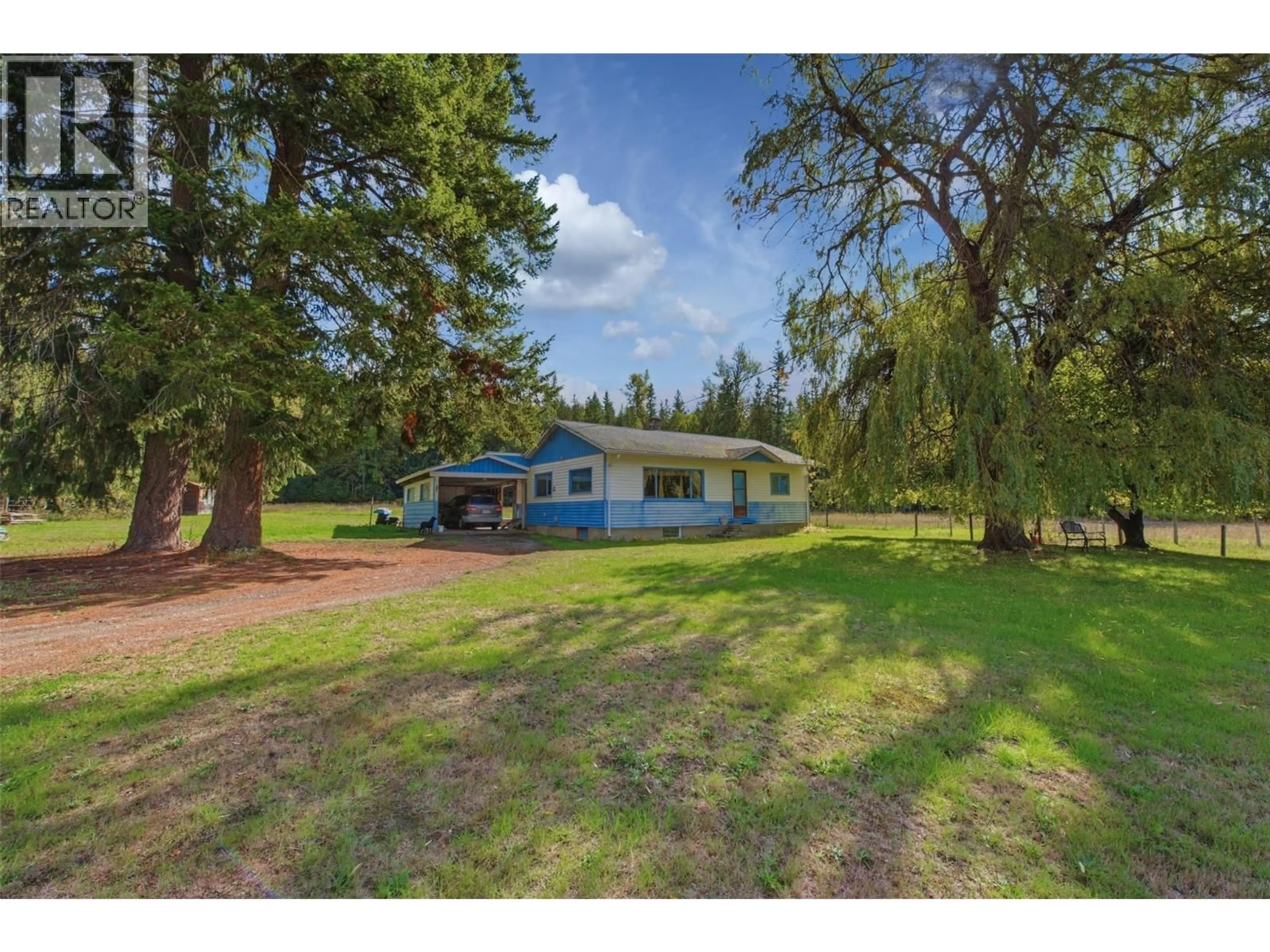 A pic from outside/outdoor area/front of a property/back of a property/a pic from drone, water/lake/river/ocean view for 2613 LUMBY MABEL LAKE ROAD, Lumby British Columbia V0E2G6