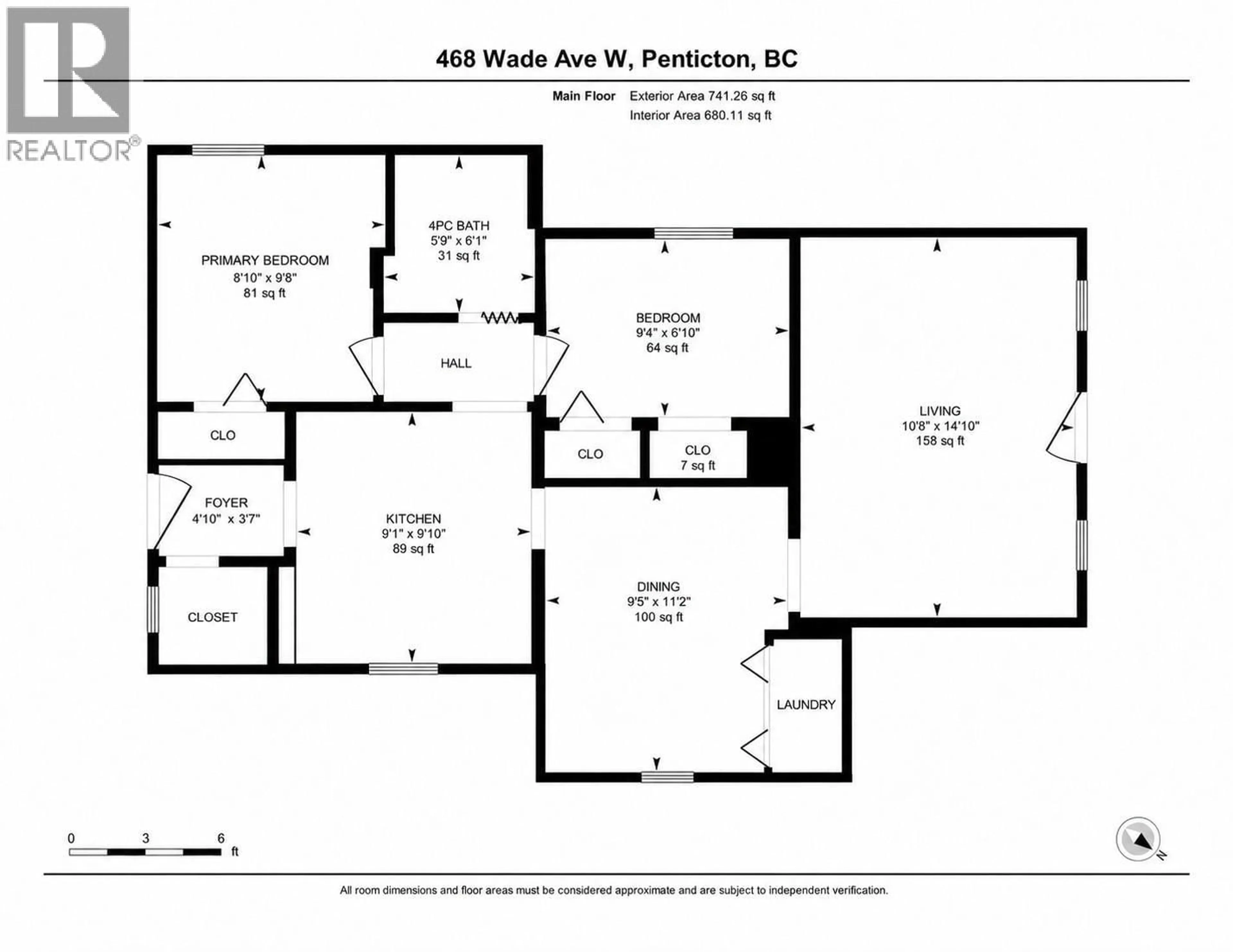 Floor plan for 468 WADE AVENUE WEST, Penticton British Columbia V2A1V4