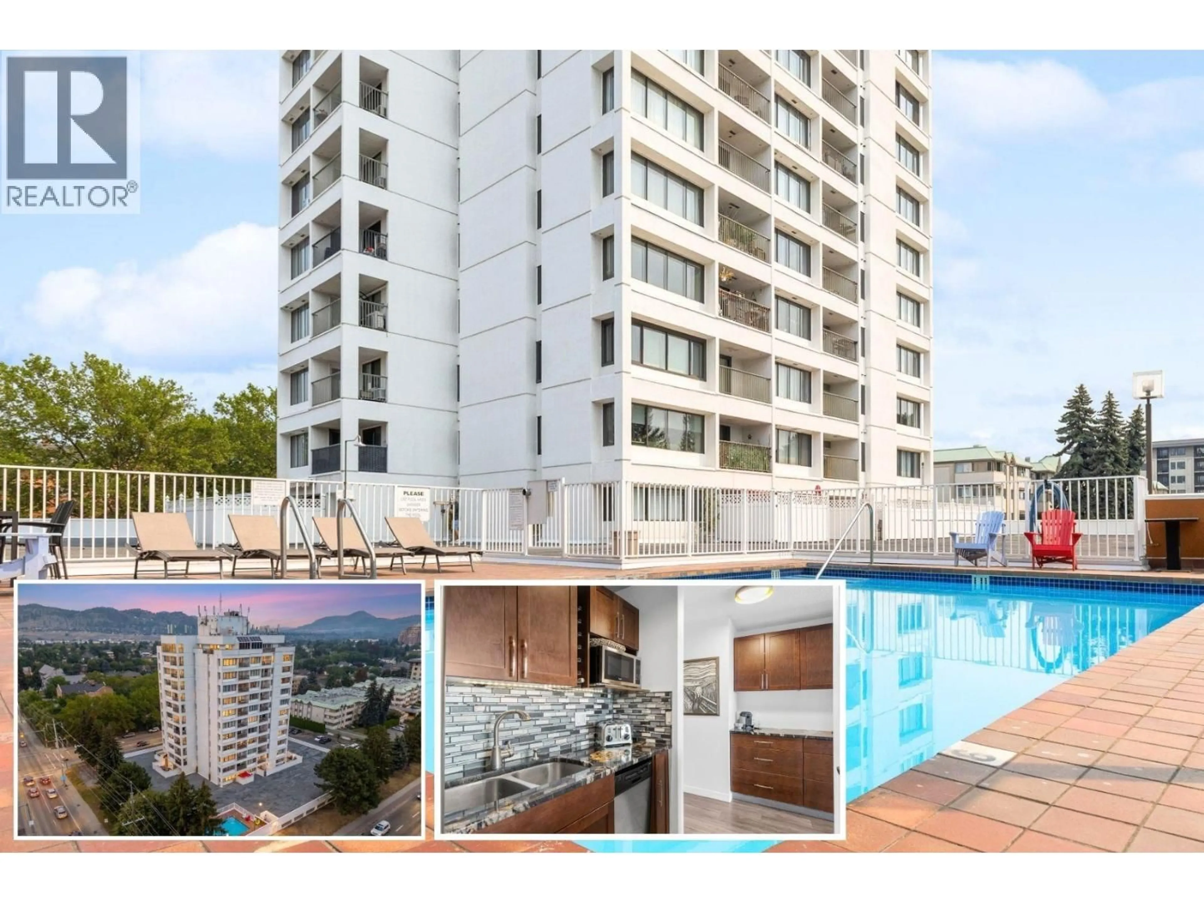 Pool for 1205 - 737 LEON AVENUE, Kelowna British Columbia V1Y8L6