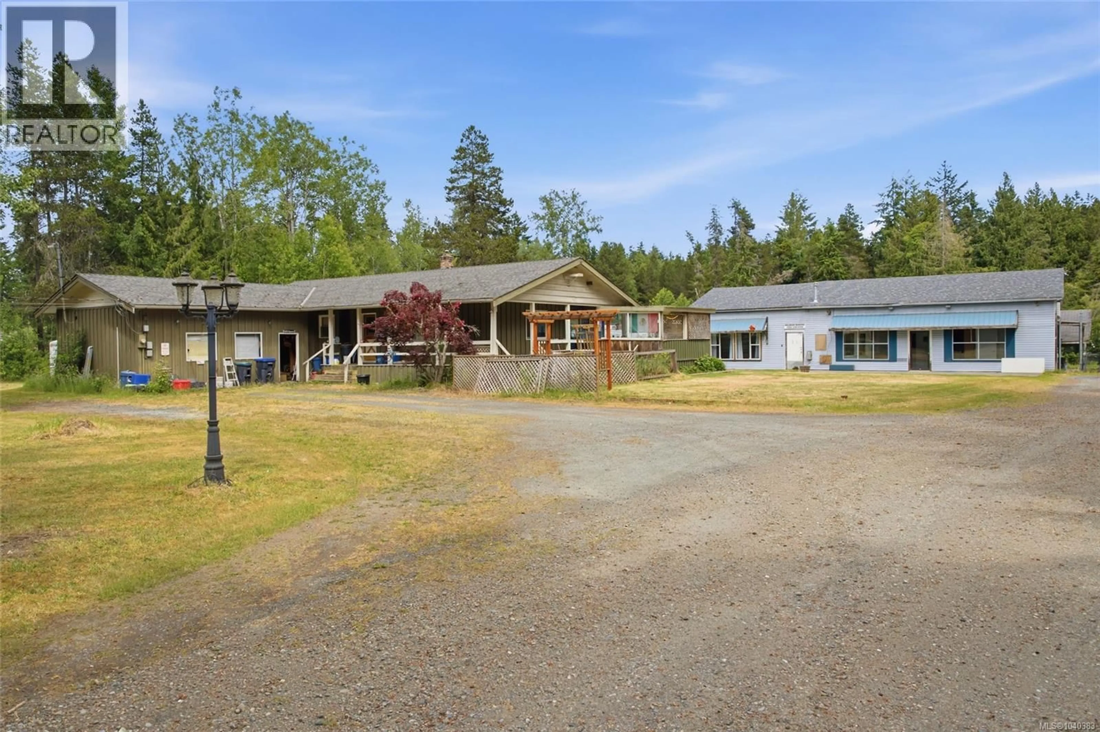 A pic from outside/outdoor area/front of a property/back of a property/a pic from drone, building for 1144 BELLEVUE ROAD, Errington British Columbia V9P2C4
