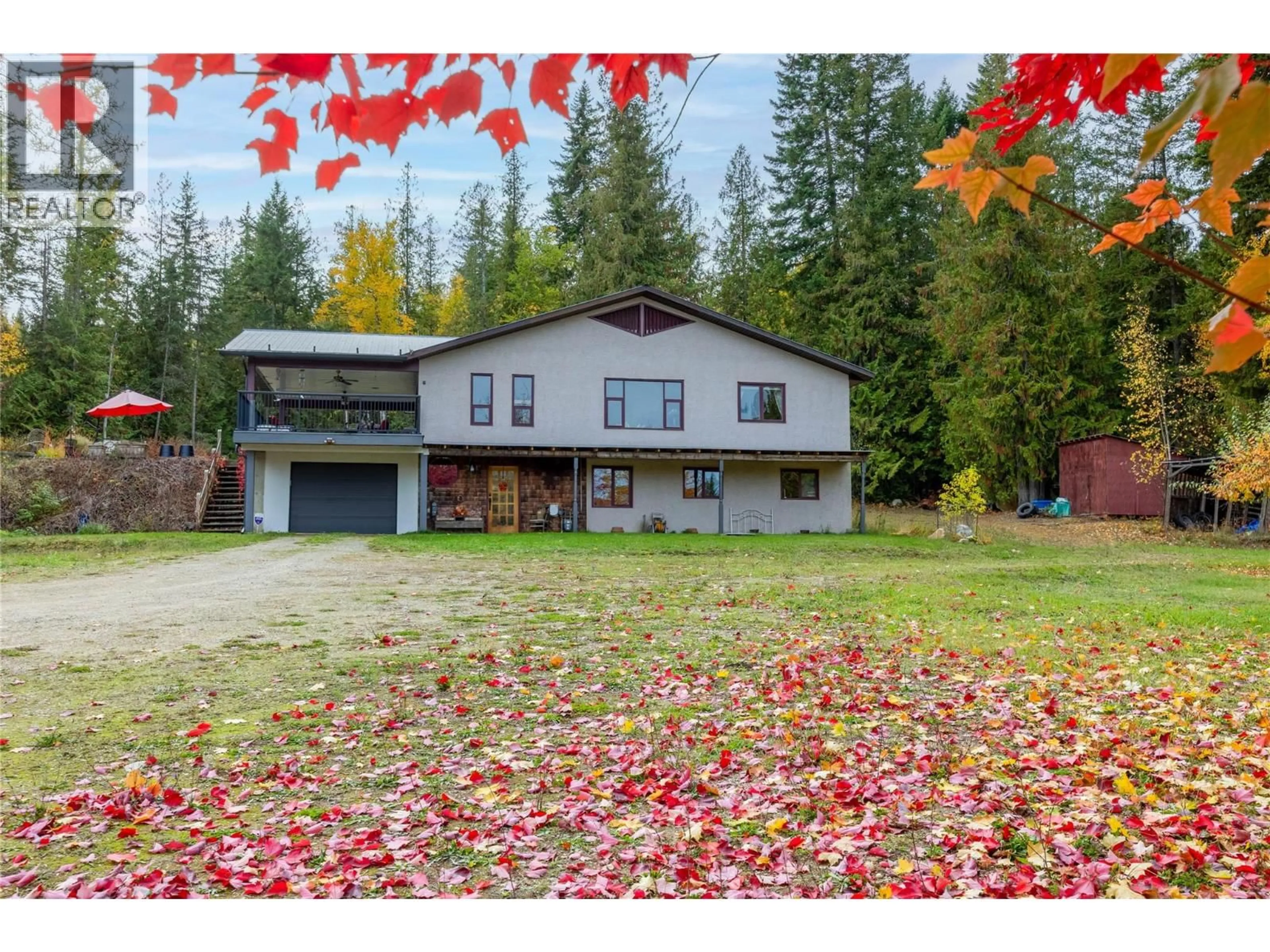 A pic from outside/outdoor area/front of a property/back of a property/a pic from drone, unknown for 22 CROSSMAN ROAD, Enderby British Columbia V0E1V3