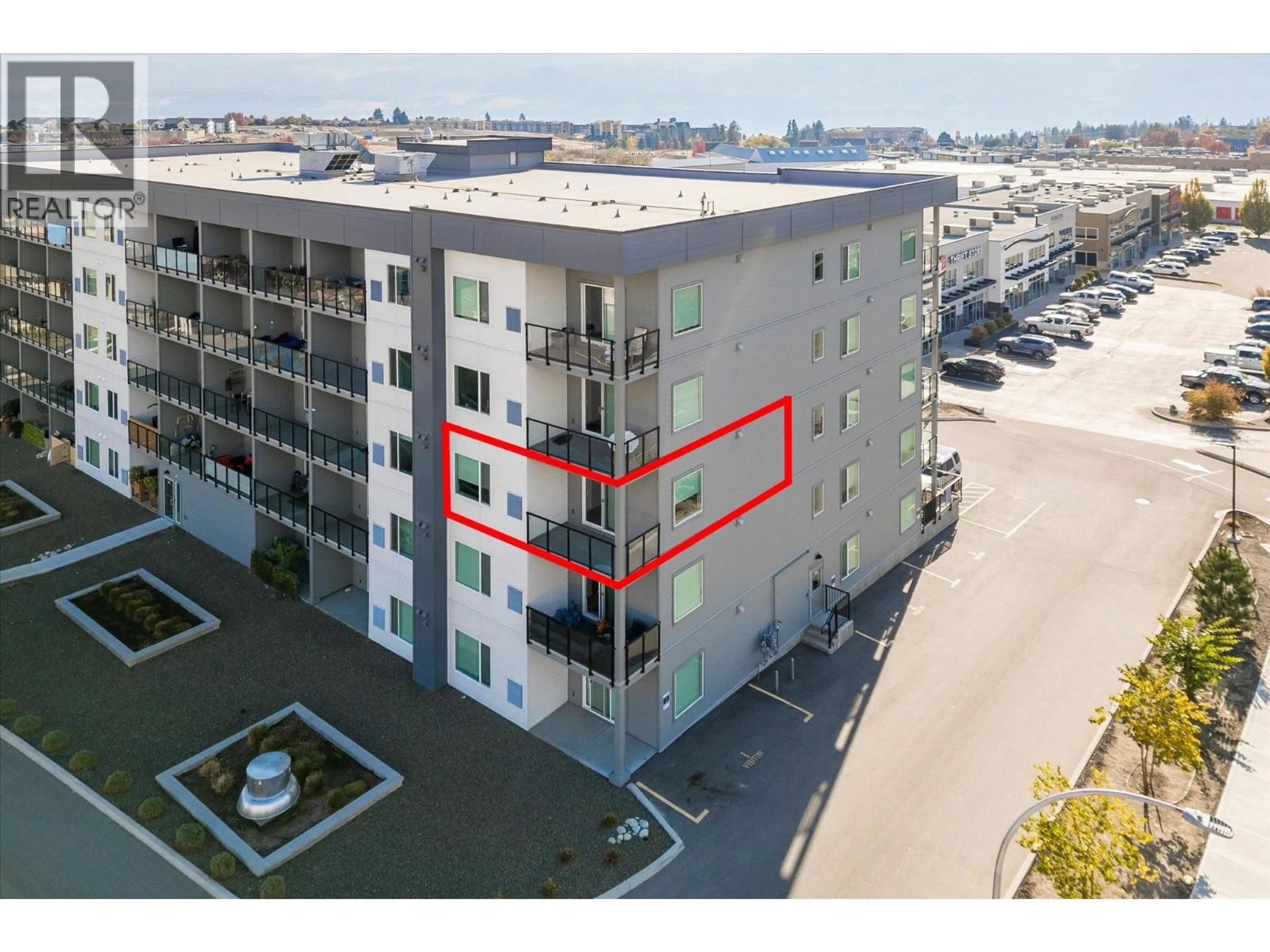A pic from outside/outdoor area/front of a property/back of a property/a pic from drone, building for 305 - 2345 BUTT ROAD, Westbank British Columbia V4T0G2