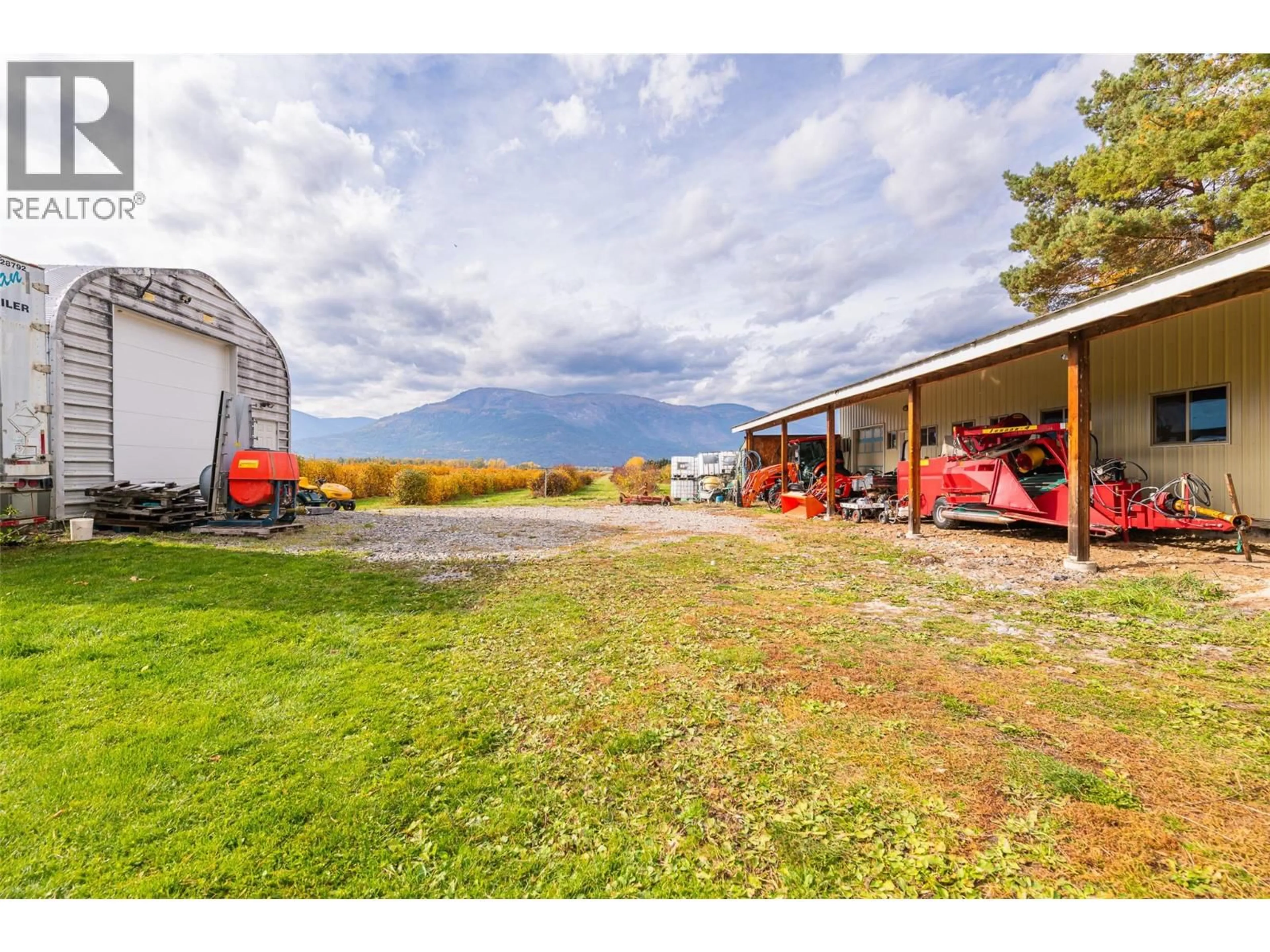 A pic from outside/outdoor area/front of a property/back of a property/a pic from drone, mountain view for 1331 CHANNEL ROAD, Wynndel British Columbia V0B2N1