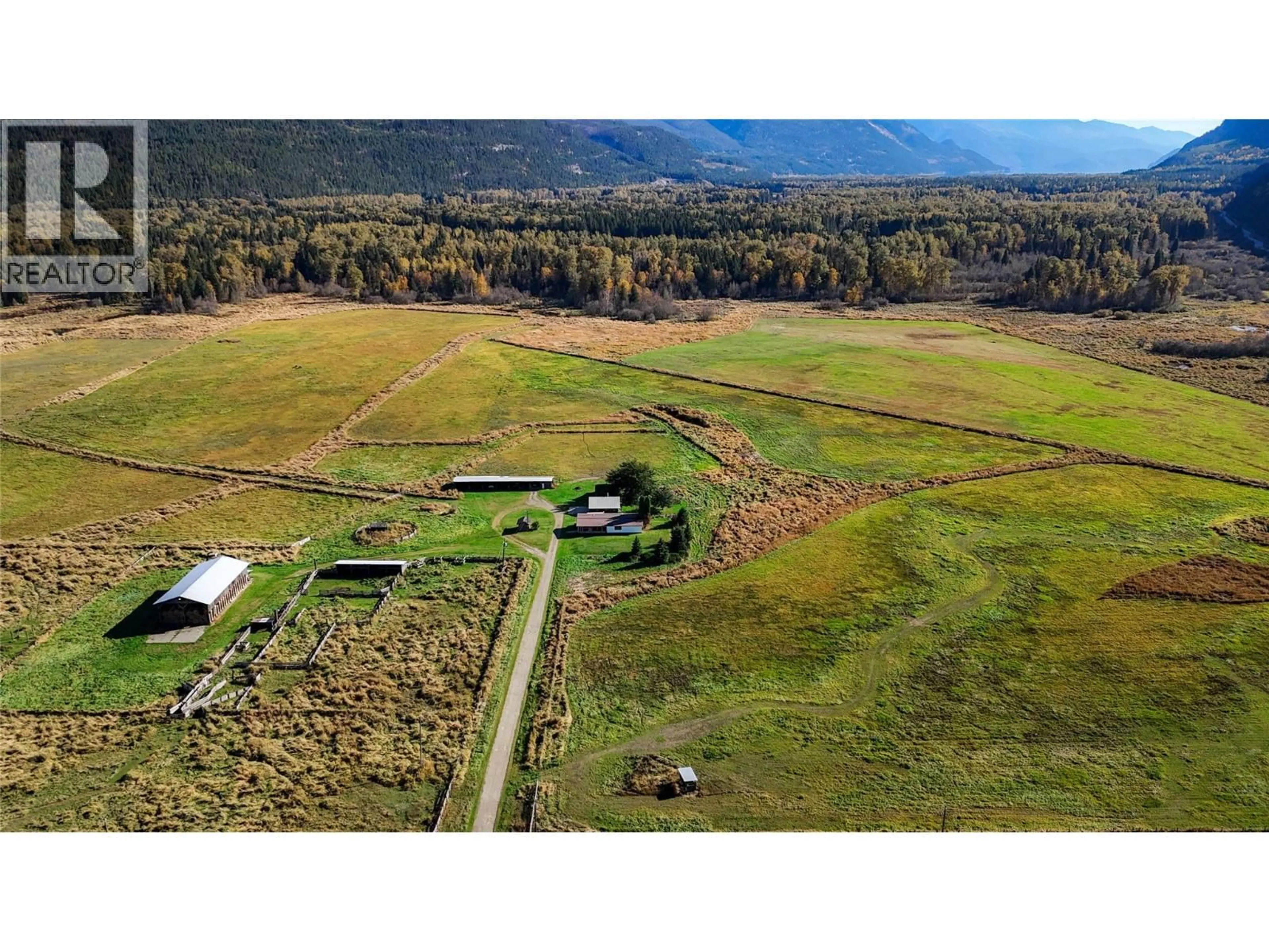 A pic from outside/outdoor area/front of a property/back of a property/a pic from drone, mountain view for 13226 HIGHWAY 31 OTHER, Meadow Creek British Columbia V0G1N0