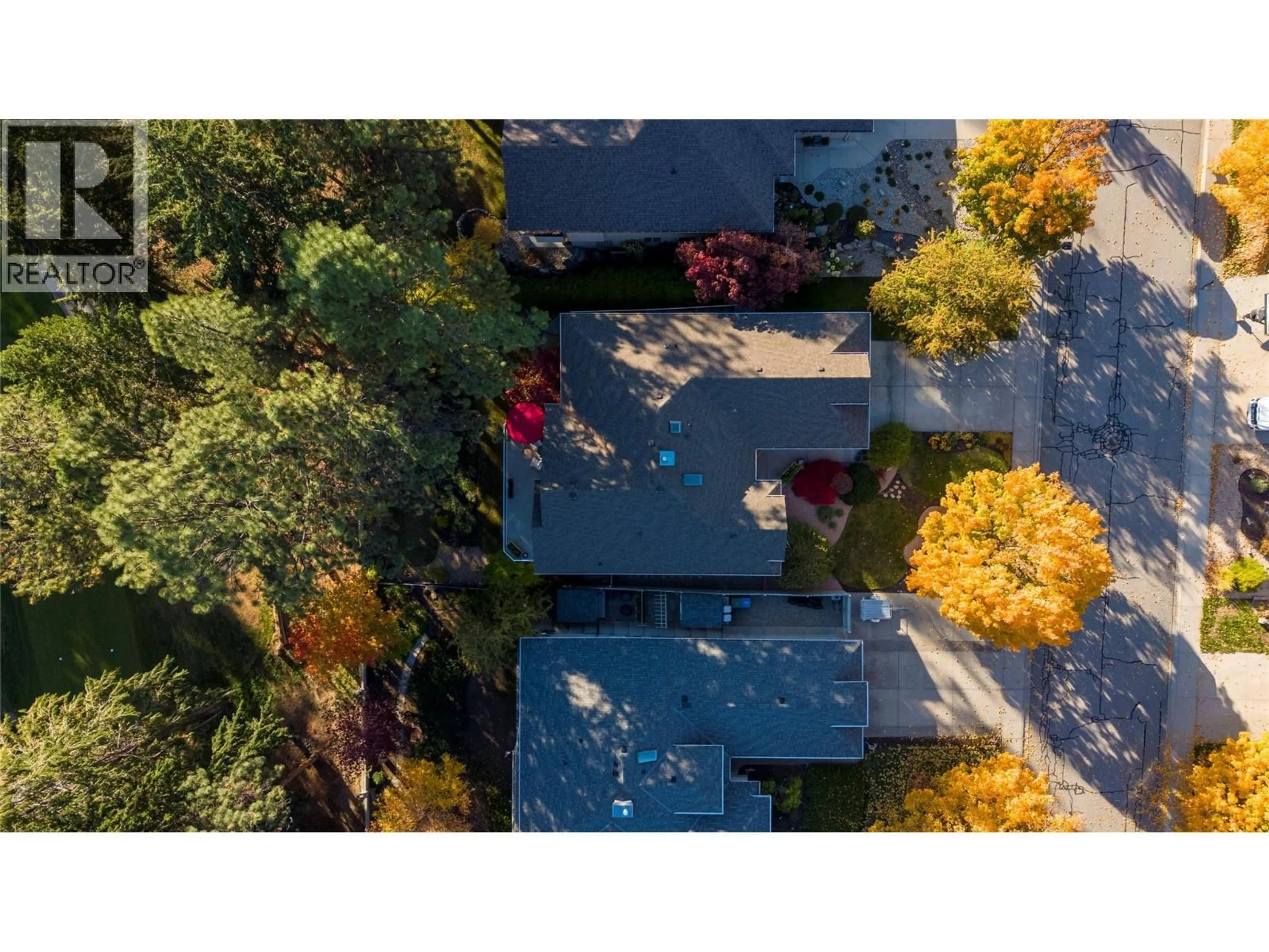A pic from outside/outdoor area/front of a property/back of a property/a pic from drone, street for 2215 SHANNON WOODS PLACE, West Kelowna British Columbia V4T2L9