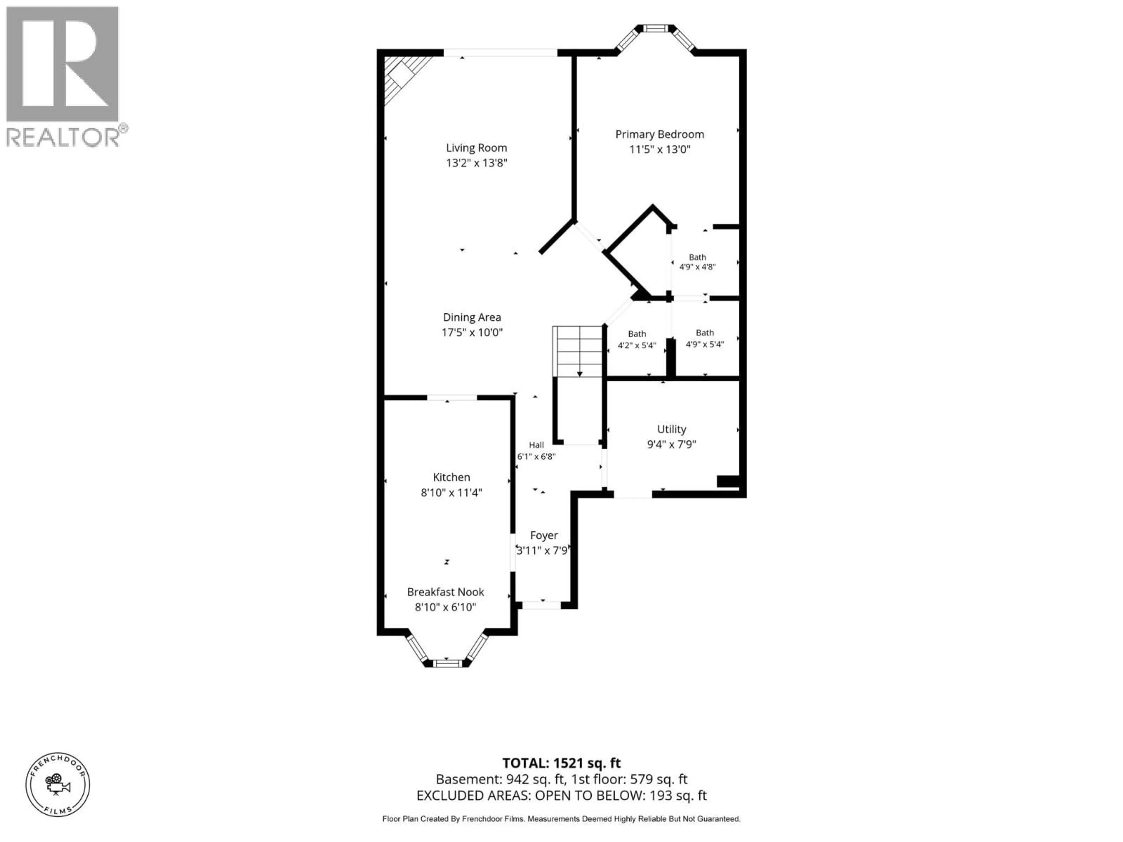 Floor plan for 5 - 1717 GRANITE AVENUE, Merritt British Columbia V1K1B8