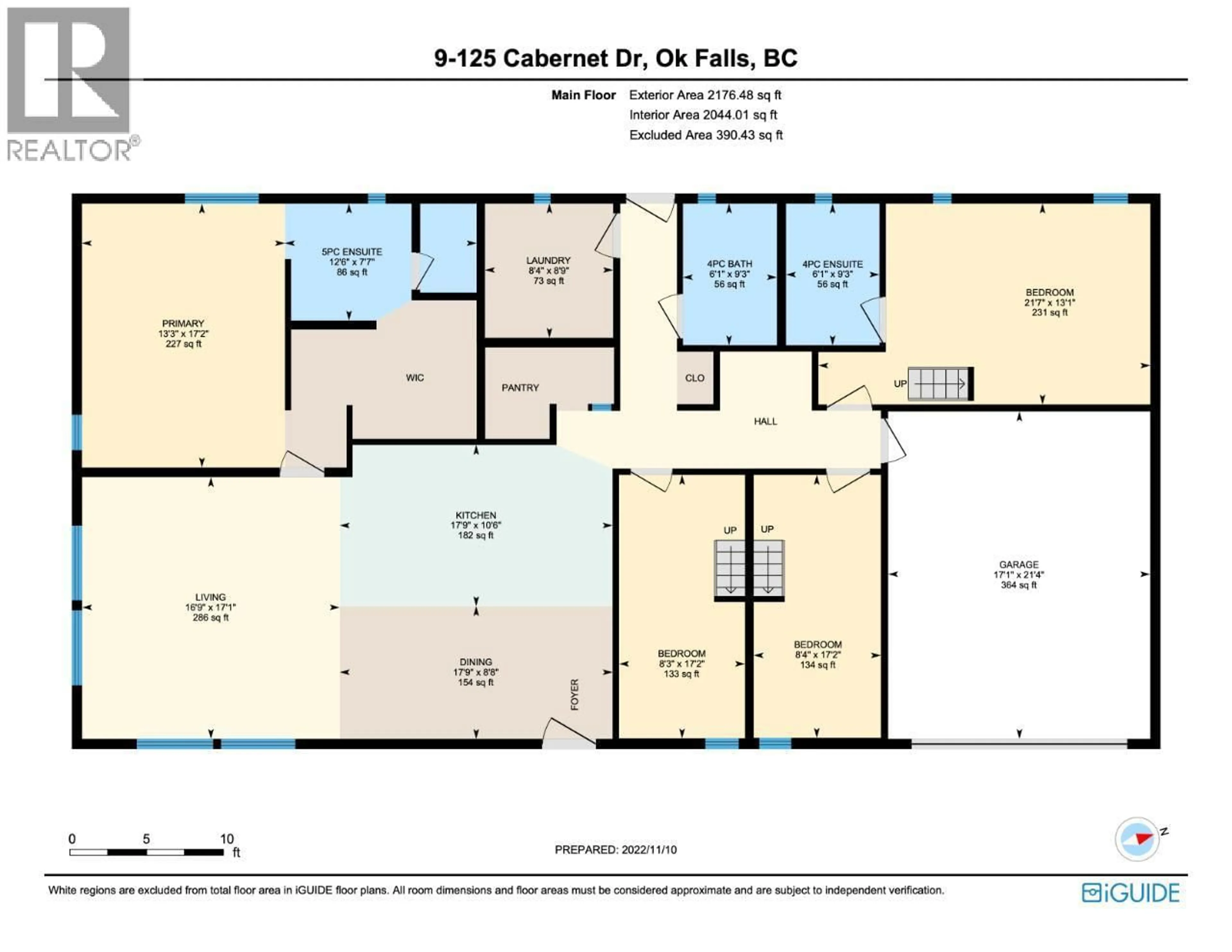 Floor plan for 9 - 125 CABERNET DRIVE, Okanagan Falls British Columbia V0H1R3